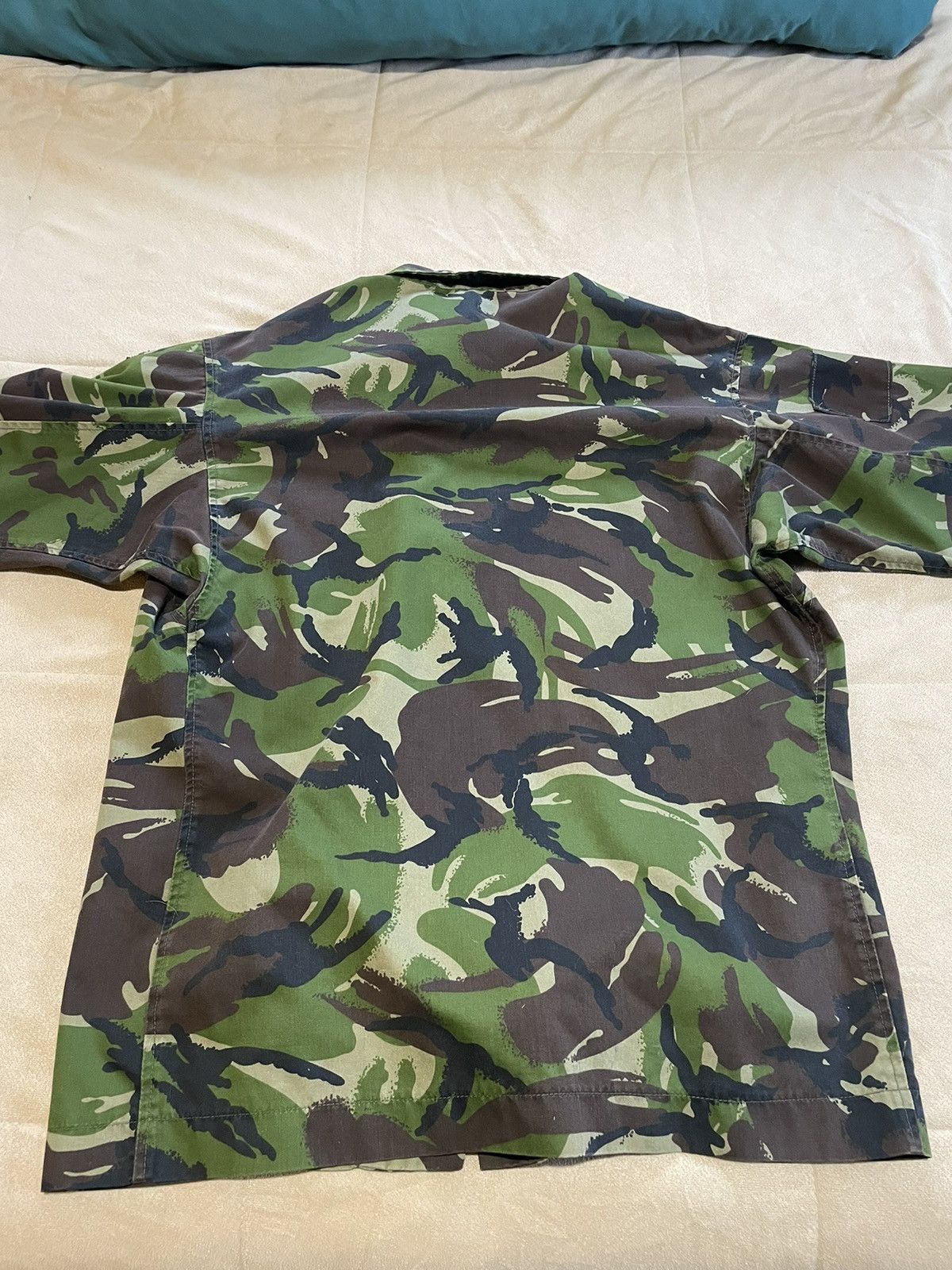 Vintage Camo Combat Button-Up Shirt Size US L / EU 52-54 / 3 - 3 Thumbnail