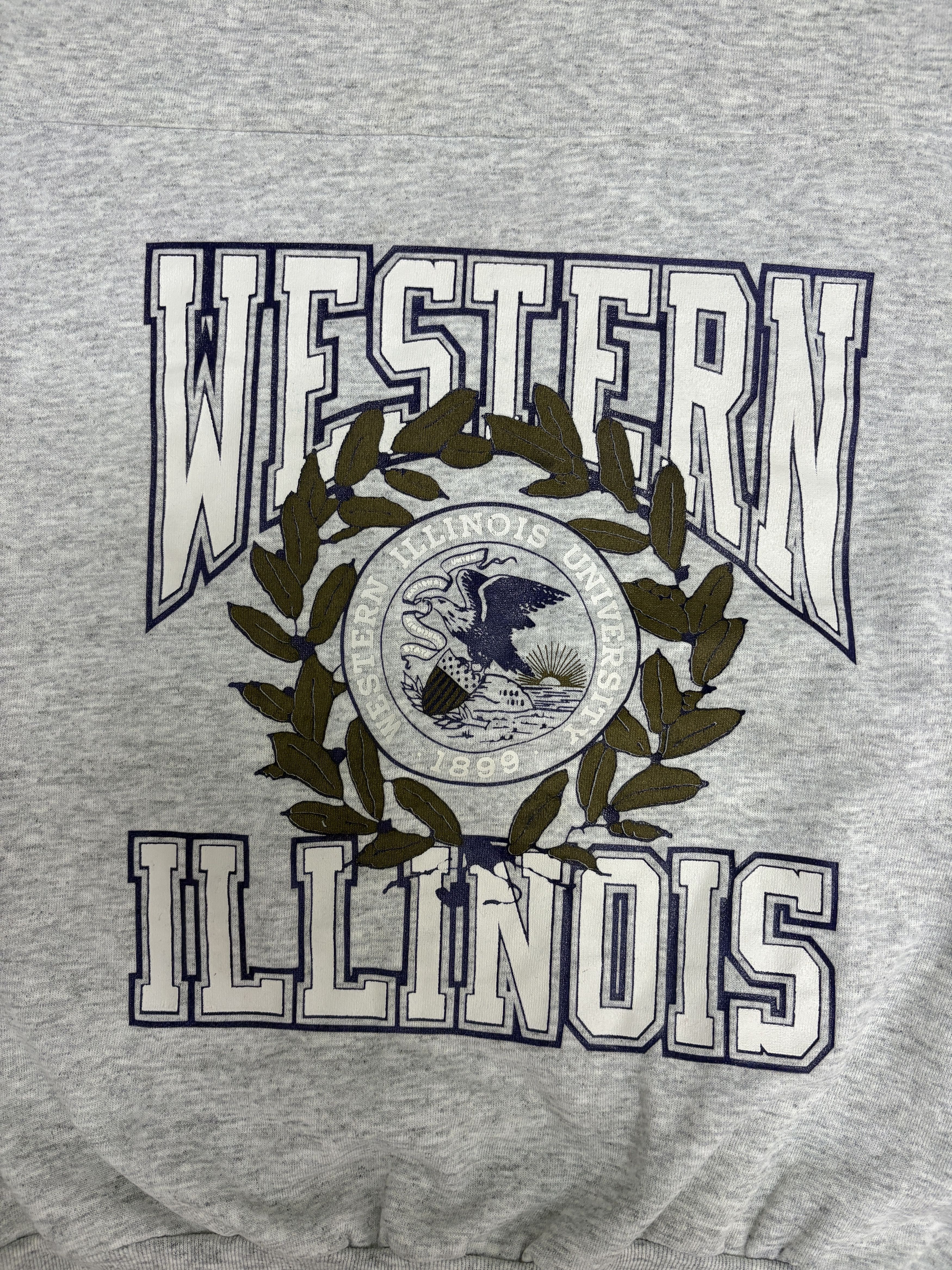 Vintage Western Illinois Leathernecks Vintage Grey Crewneck Sweater Size US L / EU 52-54 / 3 - 2 Thumbnail