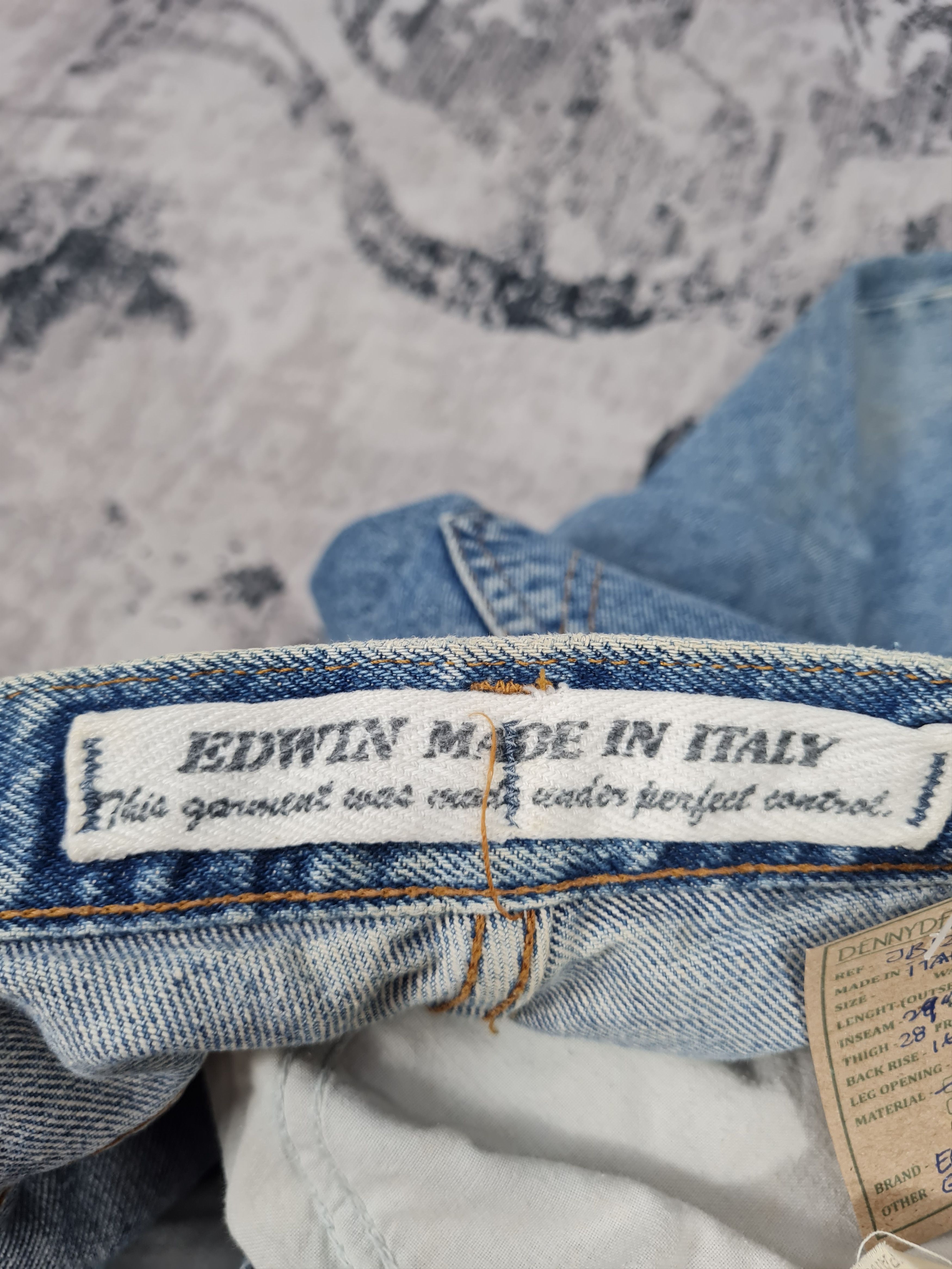 Edwin Vtg EDWIN High Rise Baggy Cut Size 30x29.5 Jeans JB0126 Size 30" / US 8 / IT 44 - 9 Thumbnail