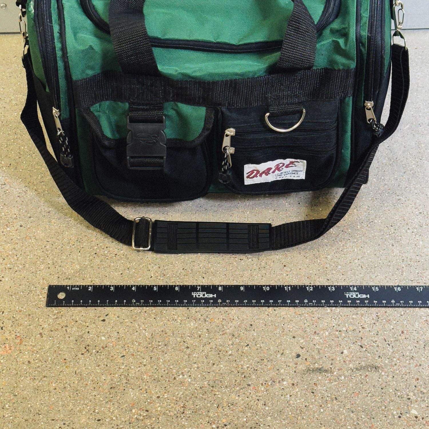 & Other Stories Vintage DARE Gear Duffel Bag Green Black Rare Anti Drug 90s Size ONE SIZE - 9 Thumbnail