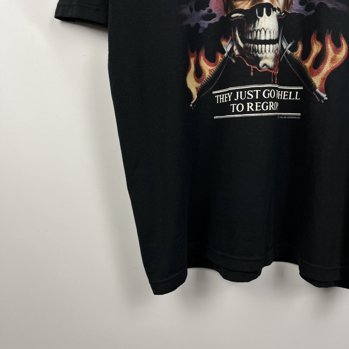 Vintage Vintage “Mercenaries Never Die” Military T Shirt 1988 Size US XL / EU 56 / 4 - 4 Thumbnail