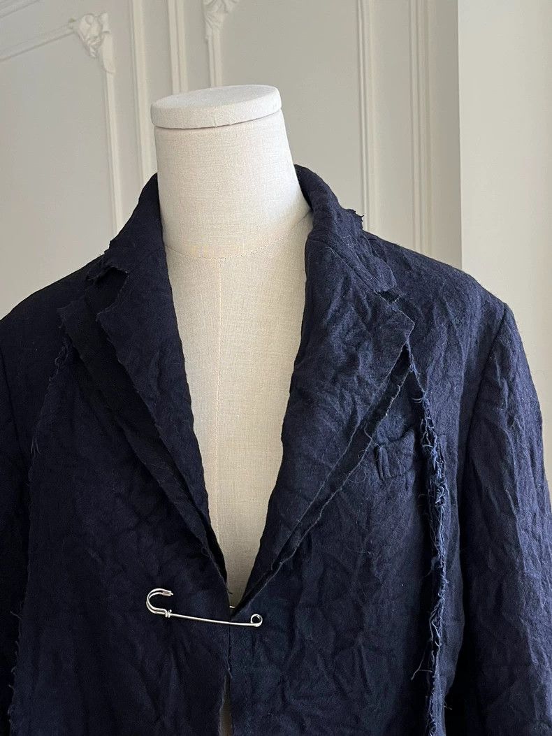 Comme des Garcons Comme des Garcons Purplish blue wool suit jacket Size M / US 6-8 / IT 42-44 - 2 Thumbnail