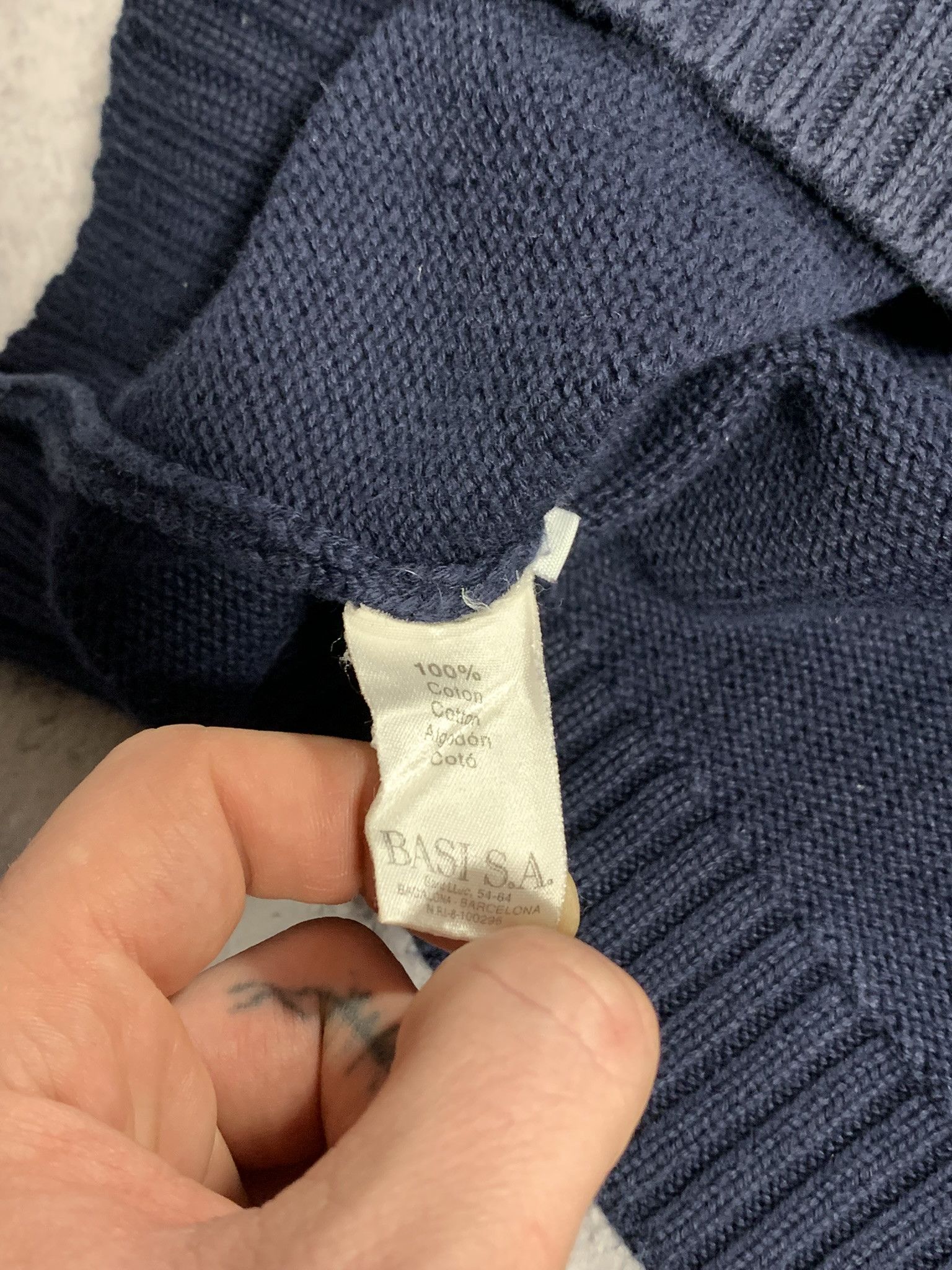 Lacoste Lacoste 1/4 Zip Sweater Minimal Logo Size L Size US L / EU 52-54 / 3 - 5 Thumbnail