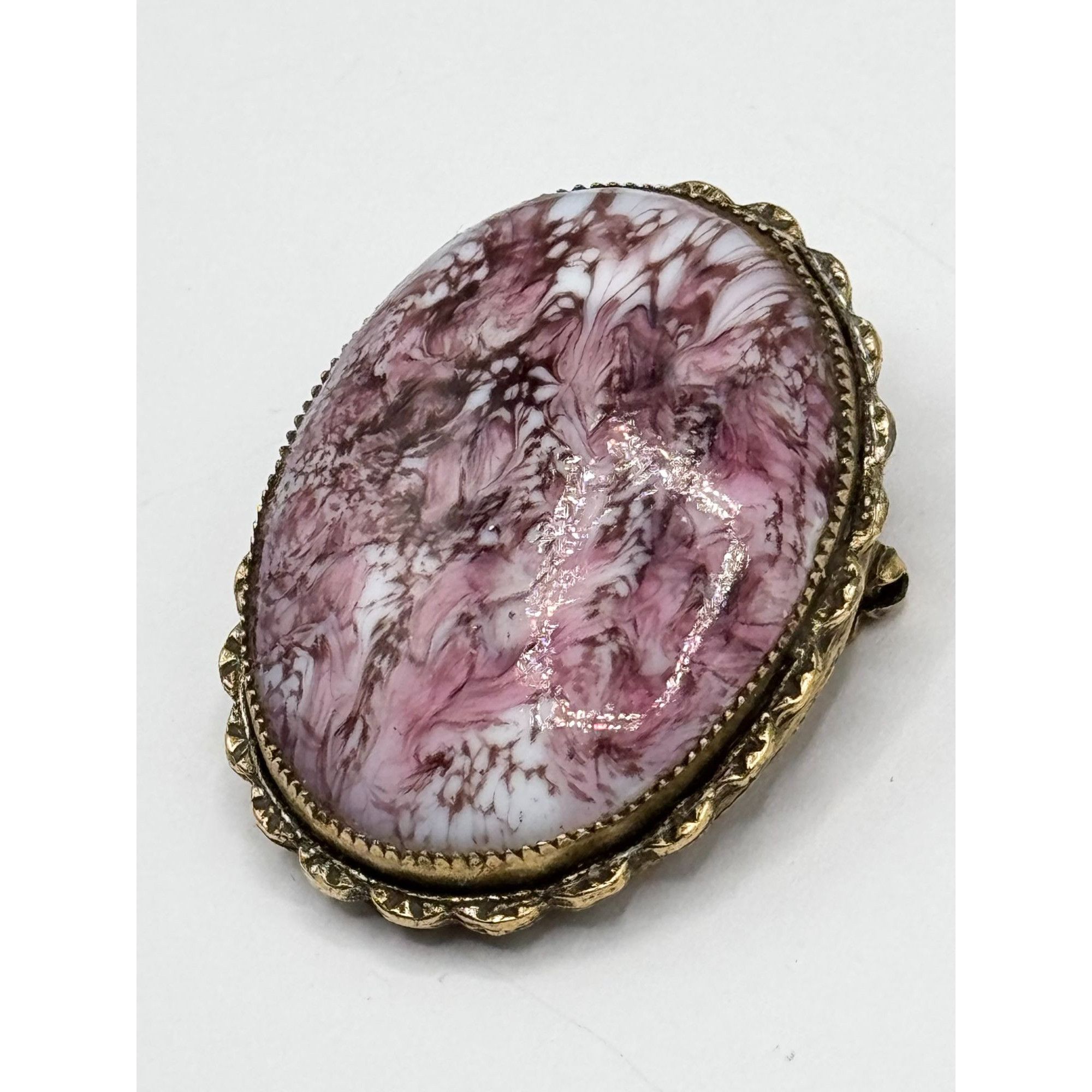 Vintage Vintage original by Robert purple stone brooch pin pendant Size ONE SIZE - 3 Thumbnail