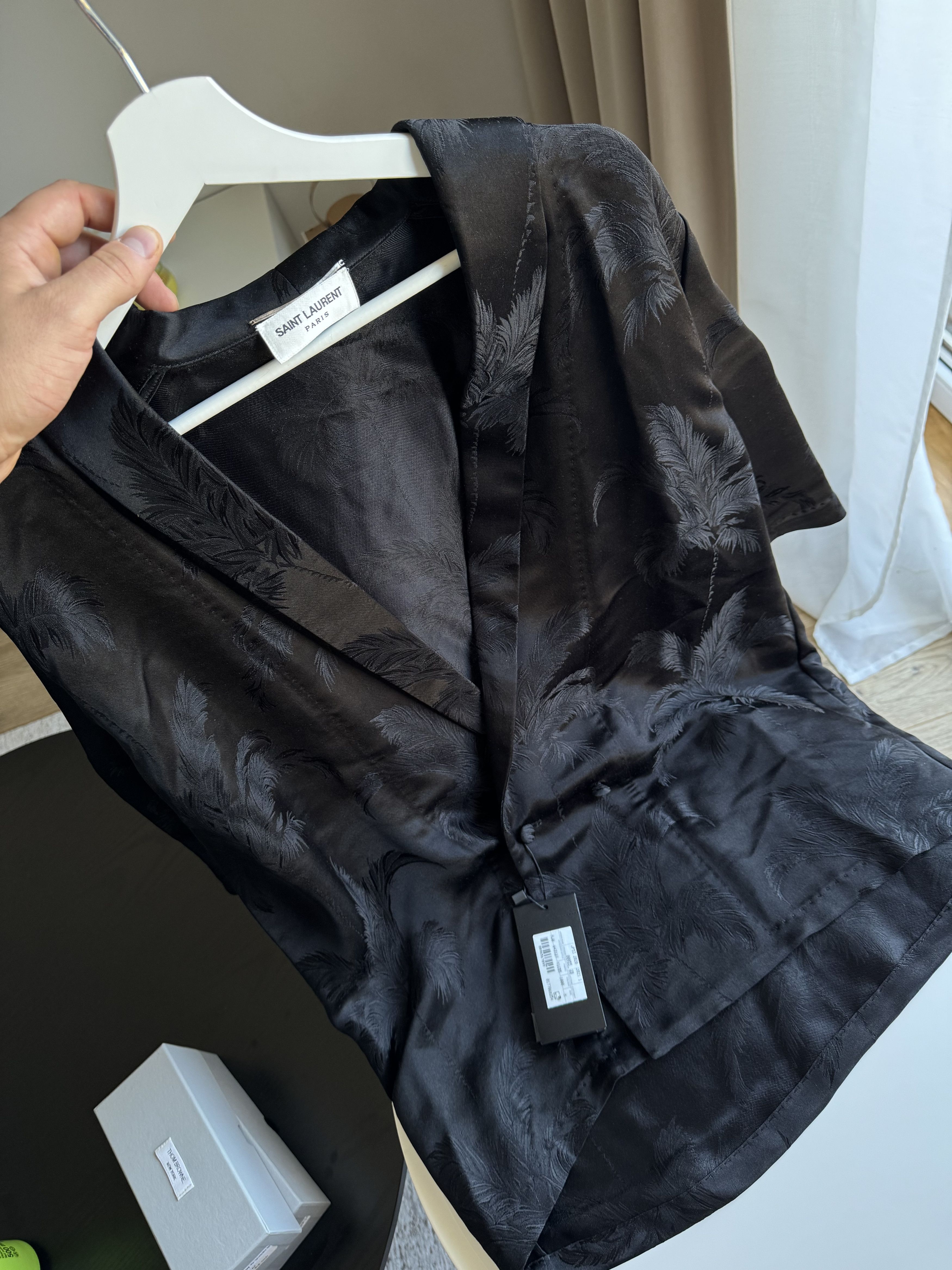 Saint Laurent Paris Saint Laurent Silk Hedi Slimane shirts Size US M / EU 48-50 / 2 - 8 Thumbnail