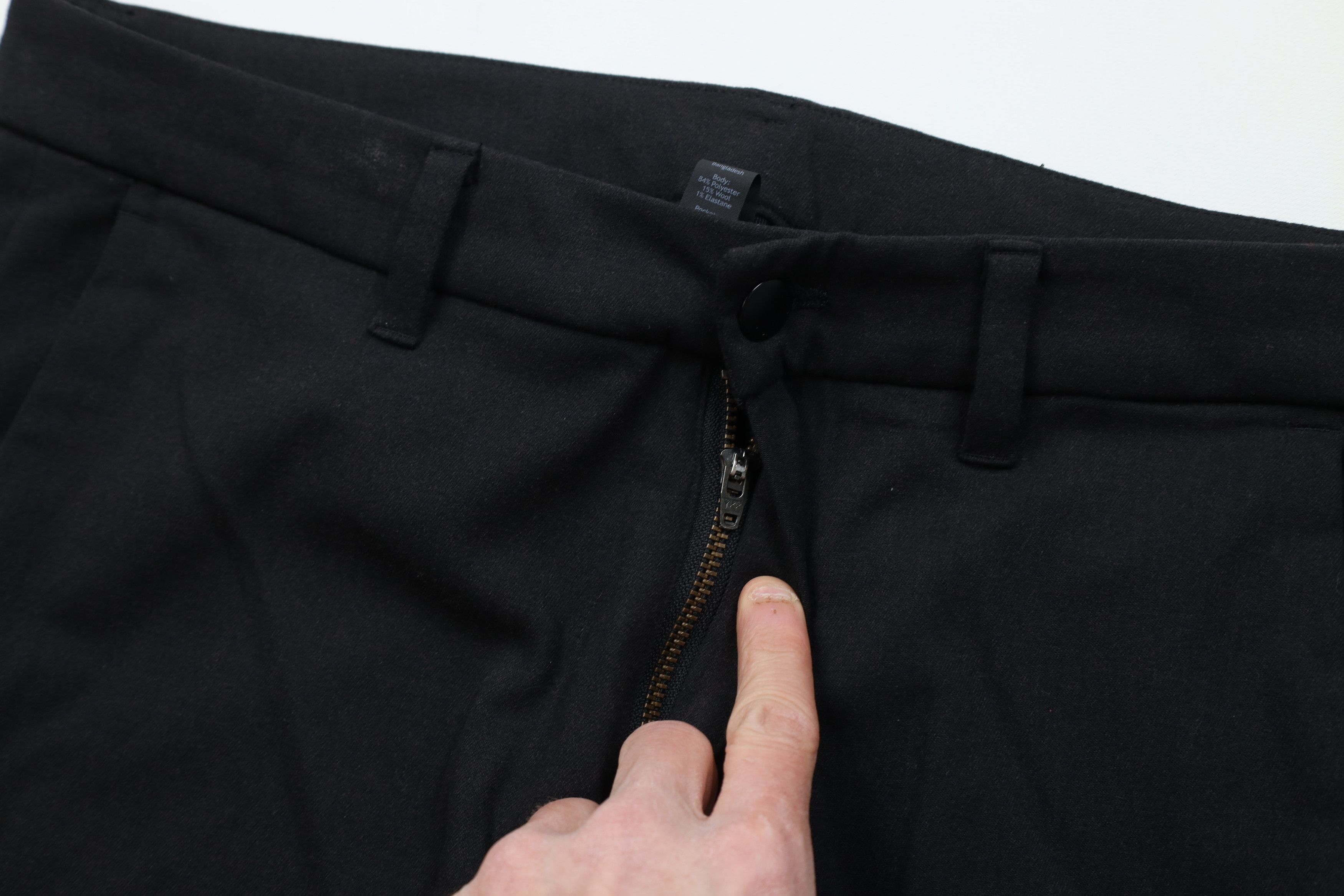Lululemon Lululemon Wool Blend Flannel ABC Chino Pants Trousers Black Size US 34 / EU 50 - 6 Thumbnail
