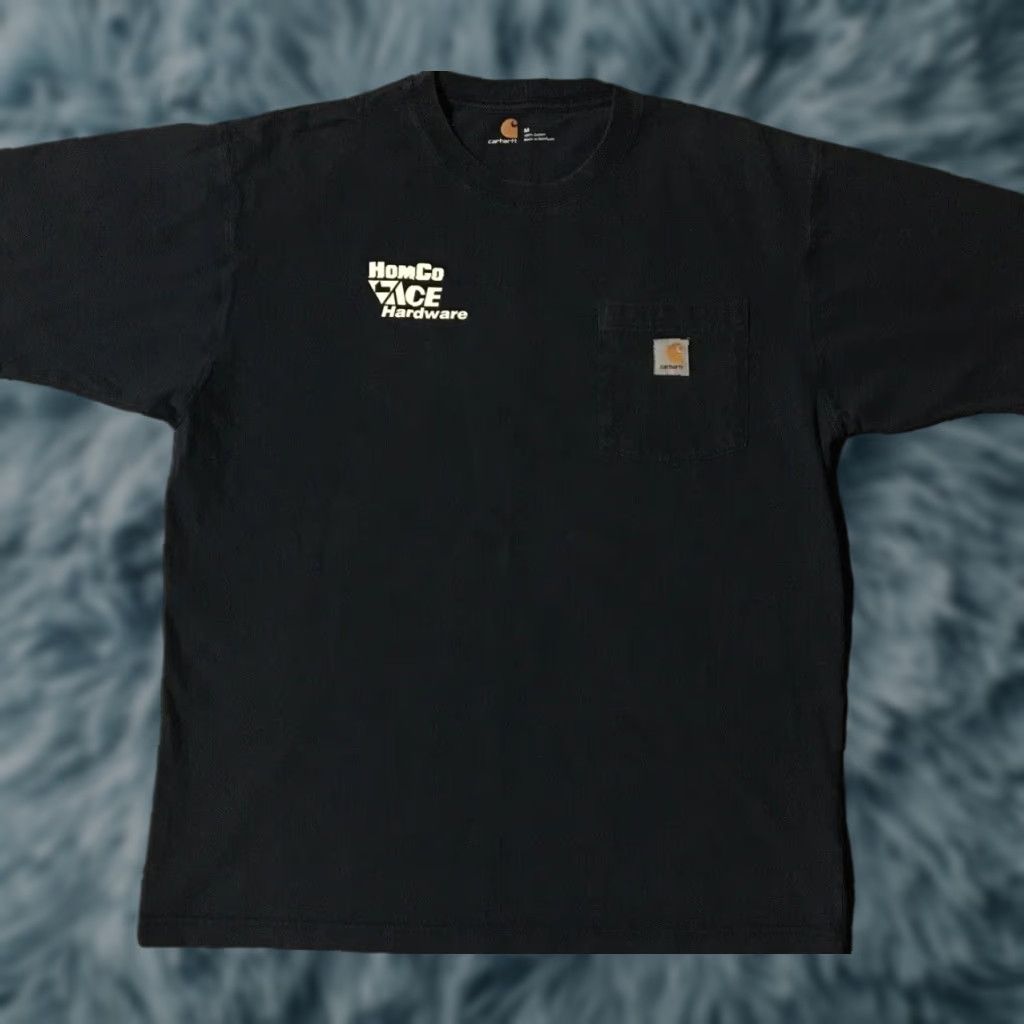Lumberjack VINTAGE Carhartt NAU Lumberjacks Homecoming Faded Shirt M Blue College 90s Graphic Tee Mens Shirt Size US M / EU 48-50 / 2 - 1 Thumbnail