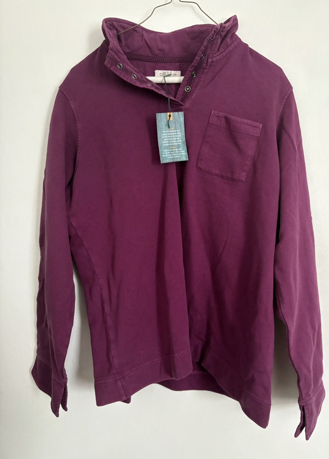 Orvis Nwt maroon orvis 100% cotton pullover top X-Large Size XL / US 12-14 / IT 48-50 - 1 Thumbnail