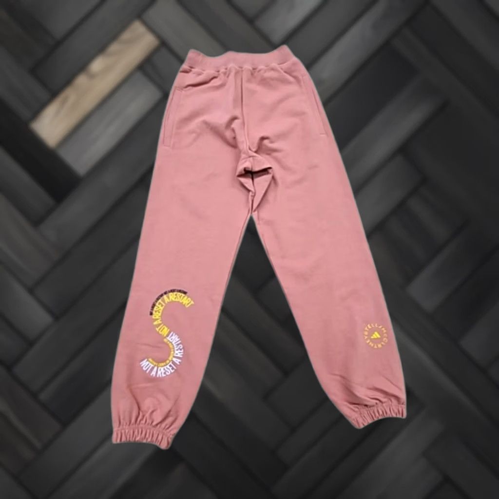 Stella McCartney Adidas By Stella McCartney Women Sweatpants XS Pink Size 26" / US 2 / IT 38 - 1 Thumbnail