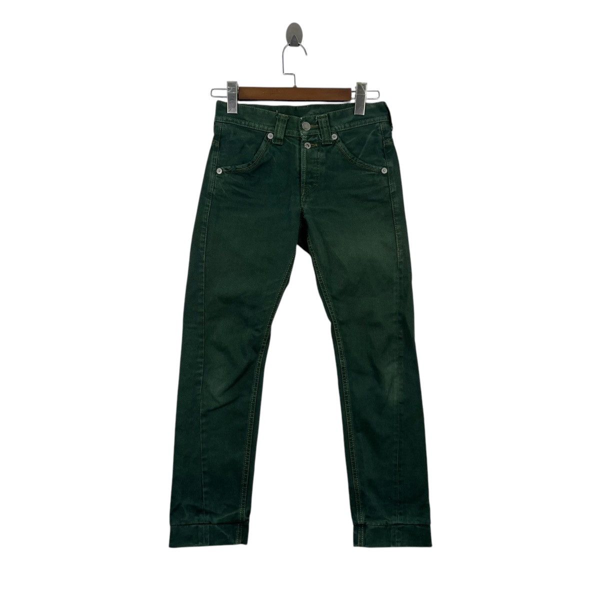 Japanese Brand Domingo Japan Green Denim Jeans Pants Size US 28 / EU 44 - 1 Thumbnail