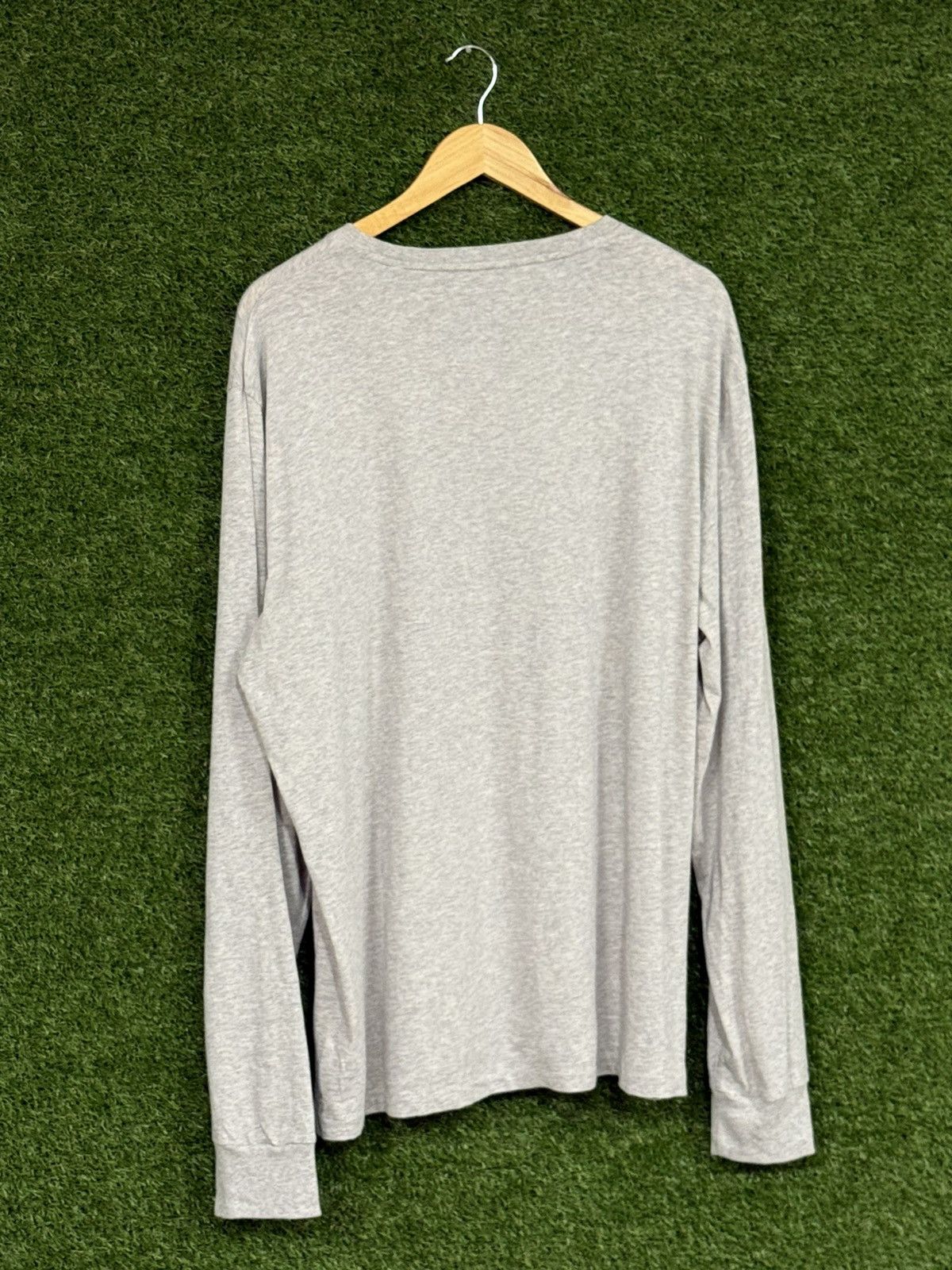 Polo Ralph Lauren Polo Ralph Lauren Grey Logo PRL Horse Long Sleeve Shirt XL Size US XL / EU 56 / 4 - 6 Thumbnail