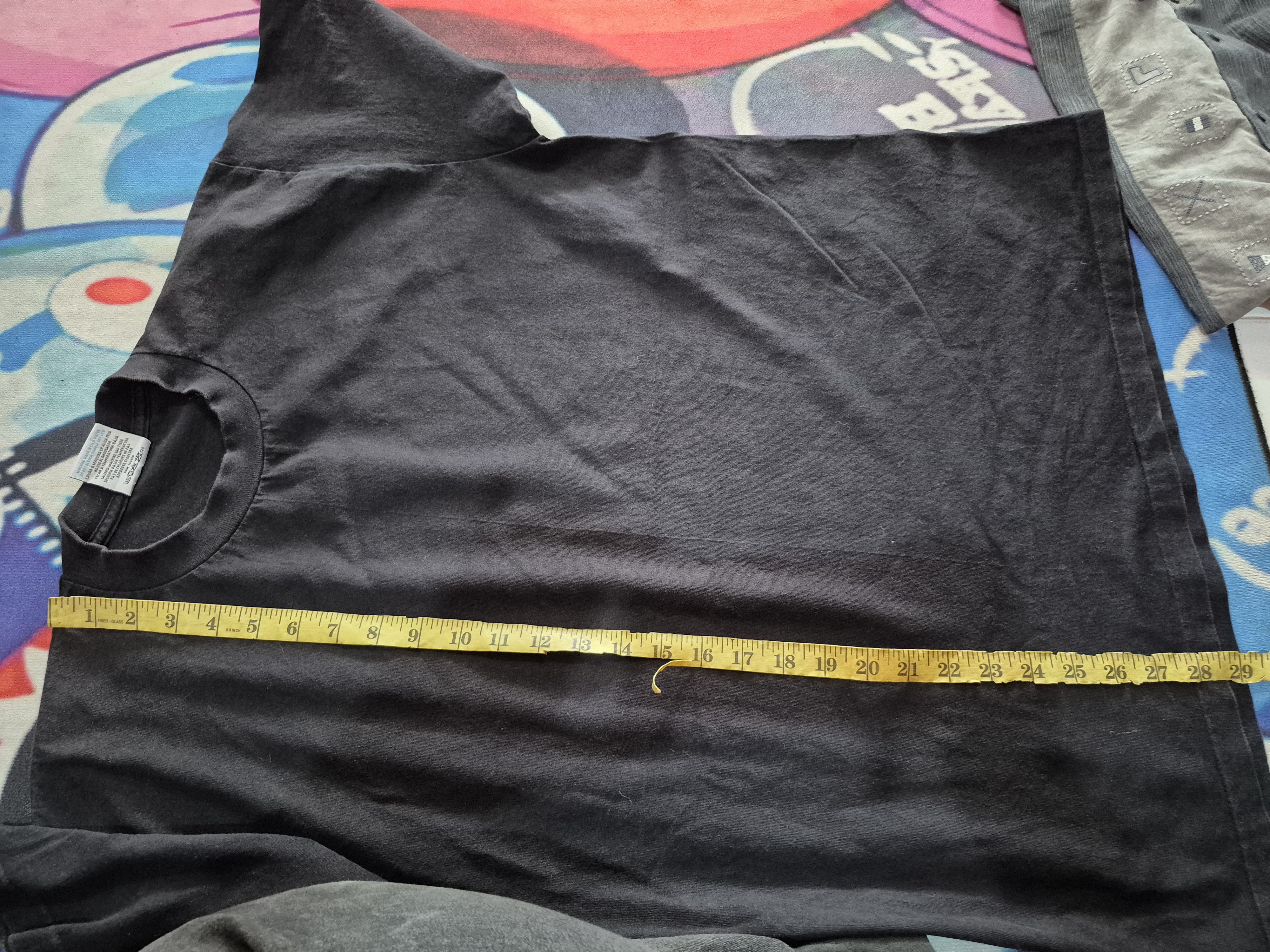 Vintage 🔥 Vintage Y2K Pro Club Plain Black Tee Size US XL / EU 56 / 4 - 8 Thumbnail