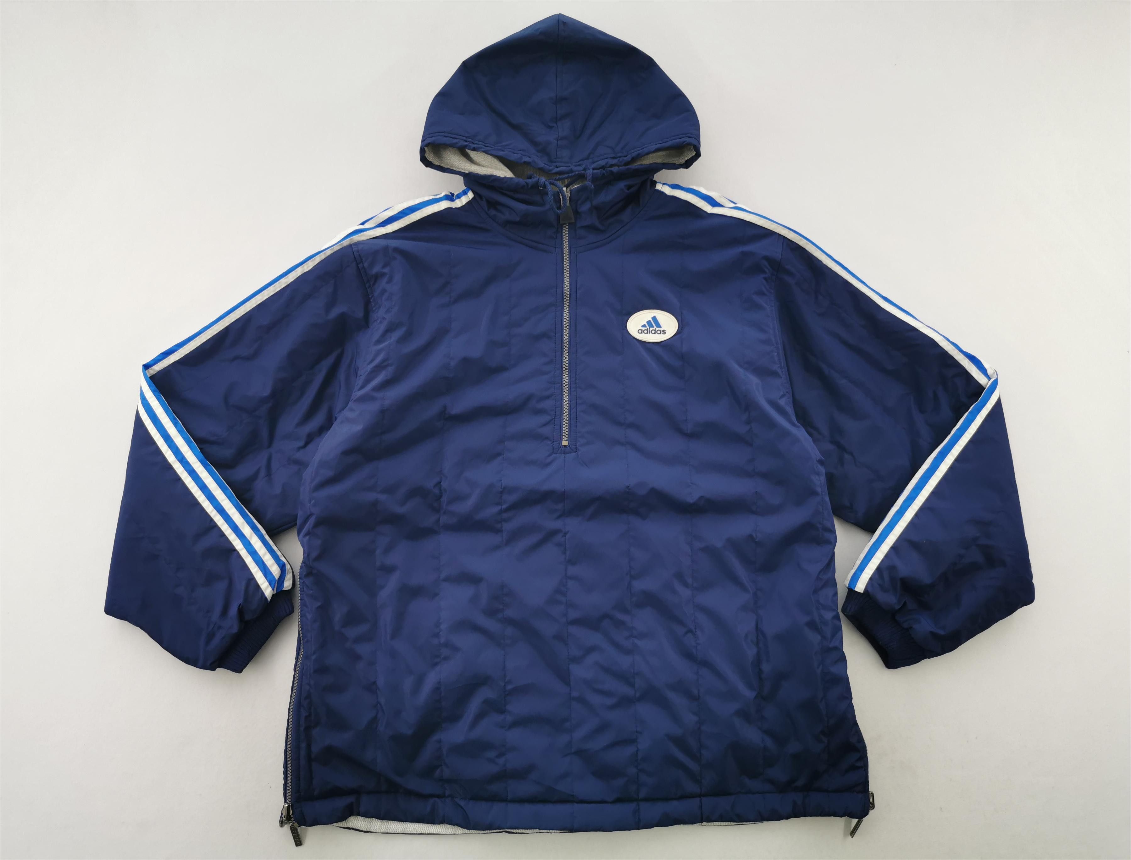 Adidas Vintage 90s Adidas Equipment Winter Riversible Windbreaker Size US L / EU 52-54 / 3 - 4 Thumbnail