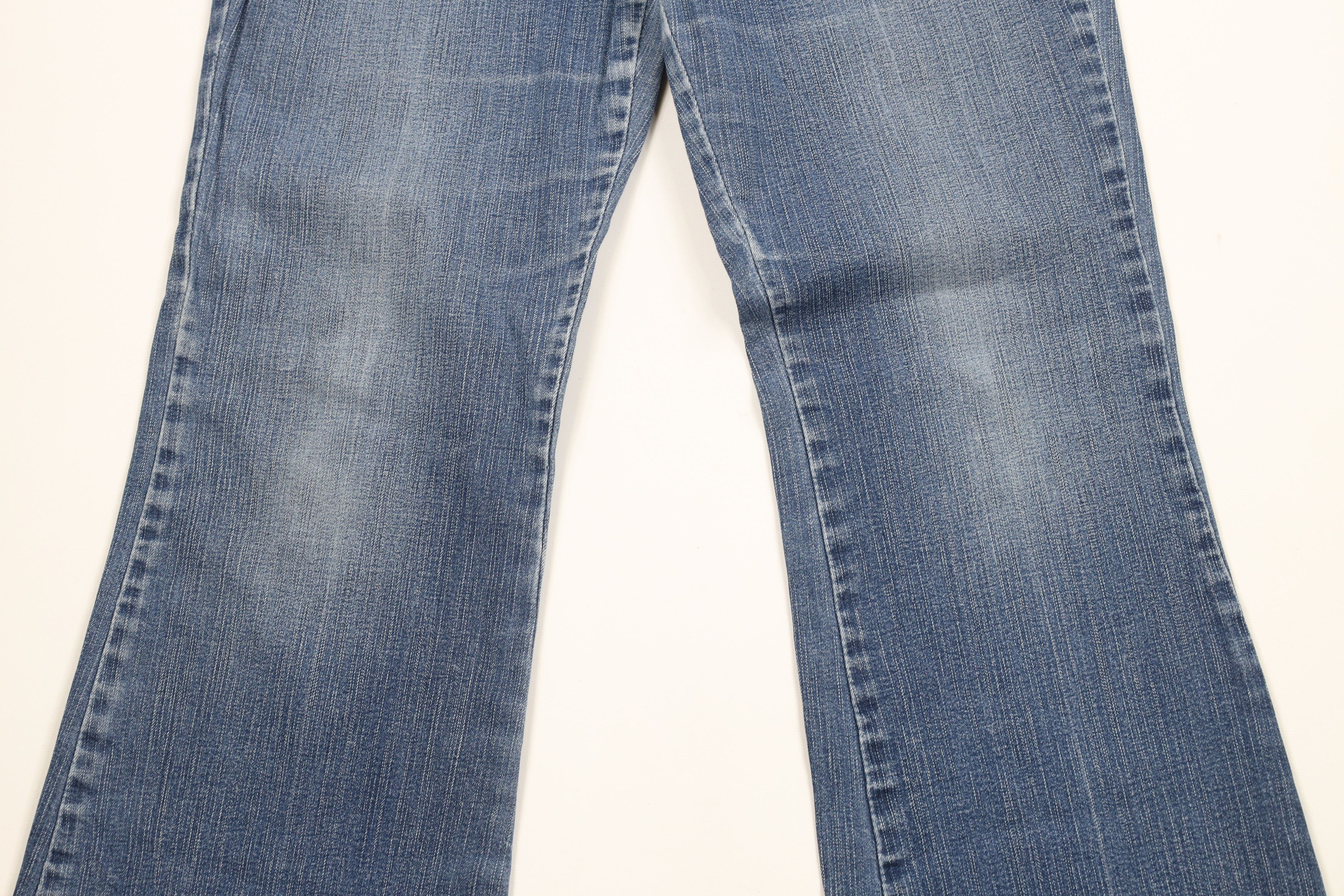 Levi's × Vintage Vintage Y2K Levis Flared Wide Leg Denim Jeans Babydoll Size 30" / US 8 / IT 44 - 3 Thumbnail