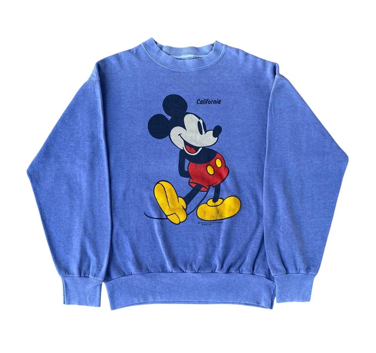 Vintage VINTAGE 80S MICKEY YELLOW SHOES FADED CREWNECK Size US M / EU 48-50 / 2 - 1 Thumbnail