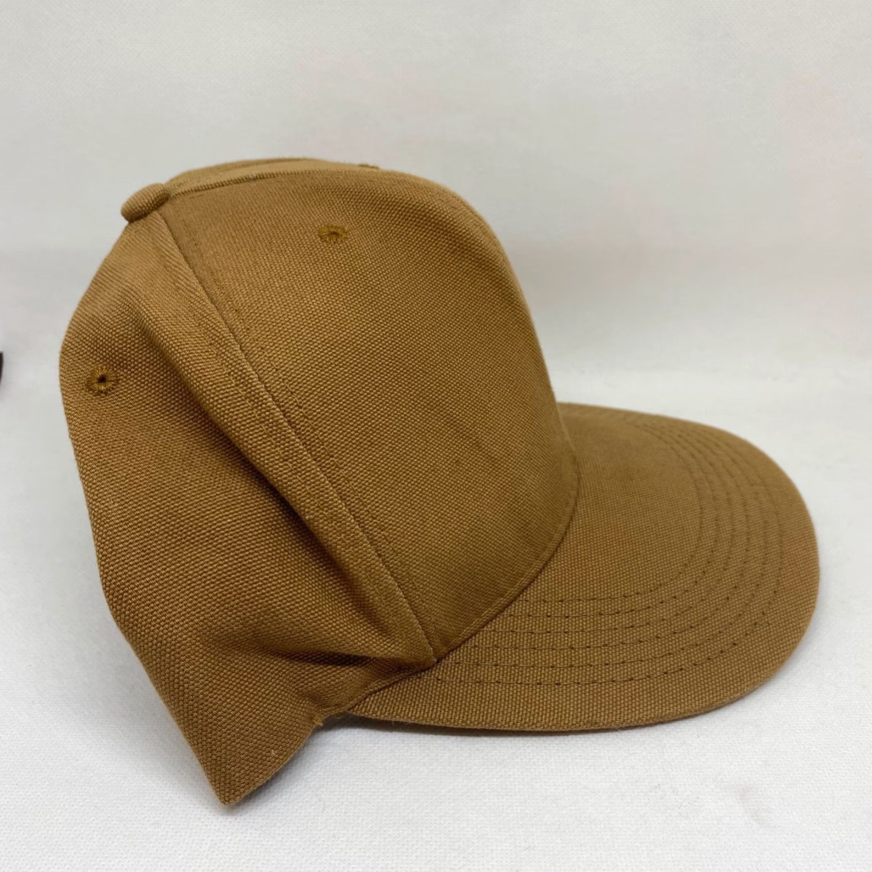 Carhartt VINTAGE Carhartt Hat Cap Snapback Brown Canvas Embroidered USA Chore Work Adjustable Unisex Adults Classic Outdoor USA Theme Size ONE SIZE - 4 Thumbnail