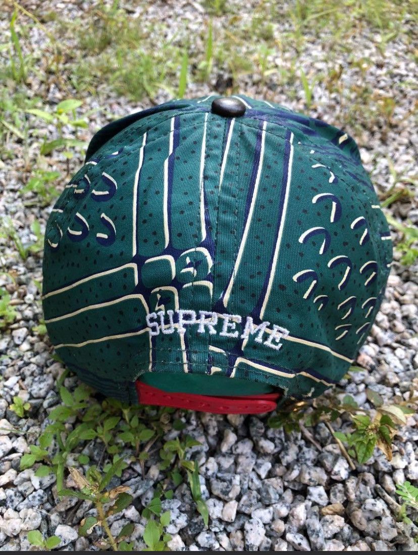 Supreme × Vintage Vintage Supreme Cairo 2012 Leather Trim Cap Size ONE SIZE - 2 Thumbnail