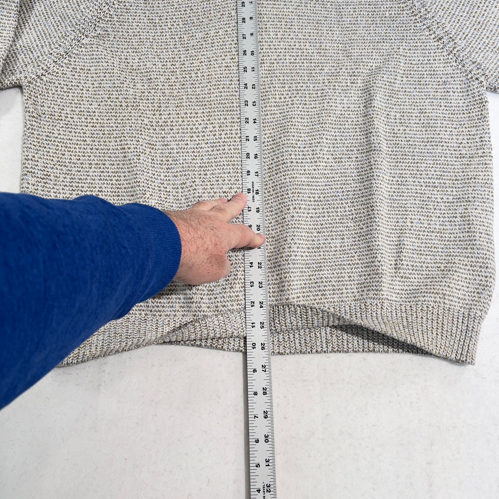 Other Talbot's Men's Sweater XL Blue/Brown Herringbone Vintage Ski Size US XL / EU 56 / 4 - 10 Thumbnail