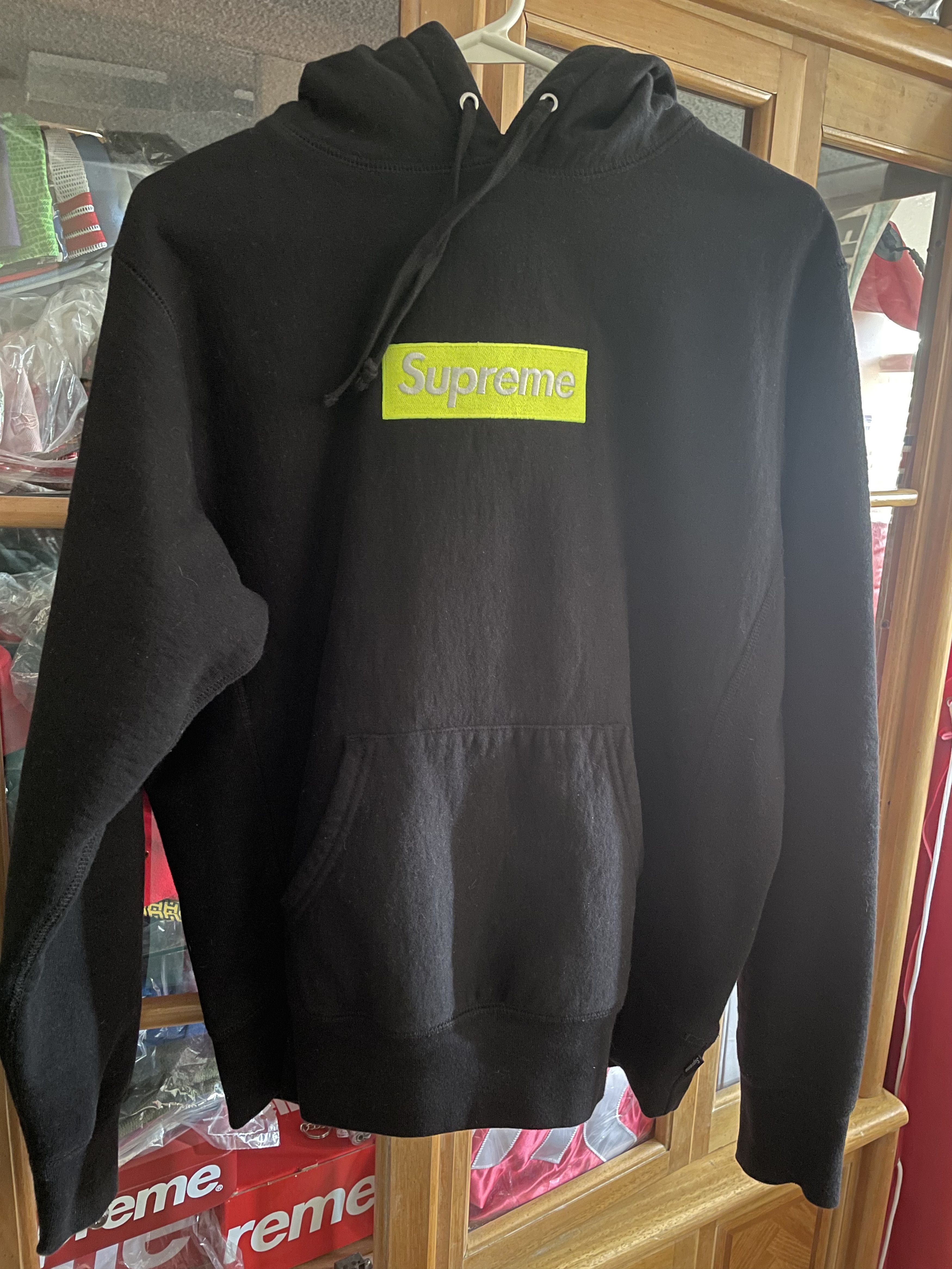 Supreme Supreme Box Logo Hooded Sweatshirt FW17 Black Green Small Size US S / EU 44-46 / 1 - 2 Thumbnail