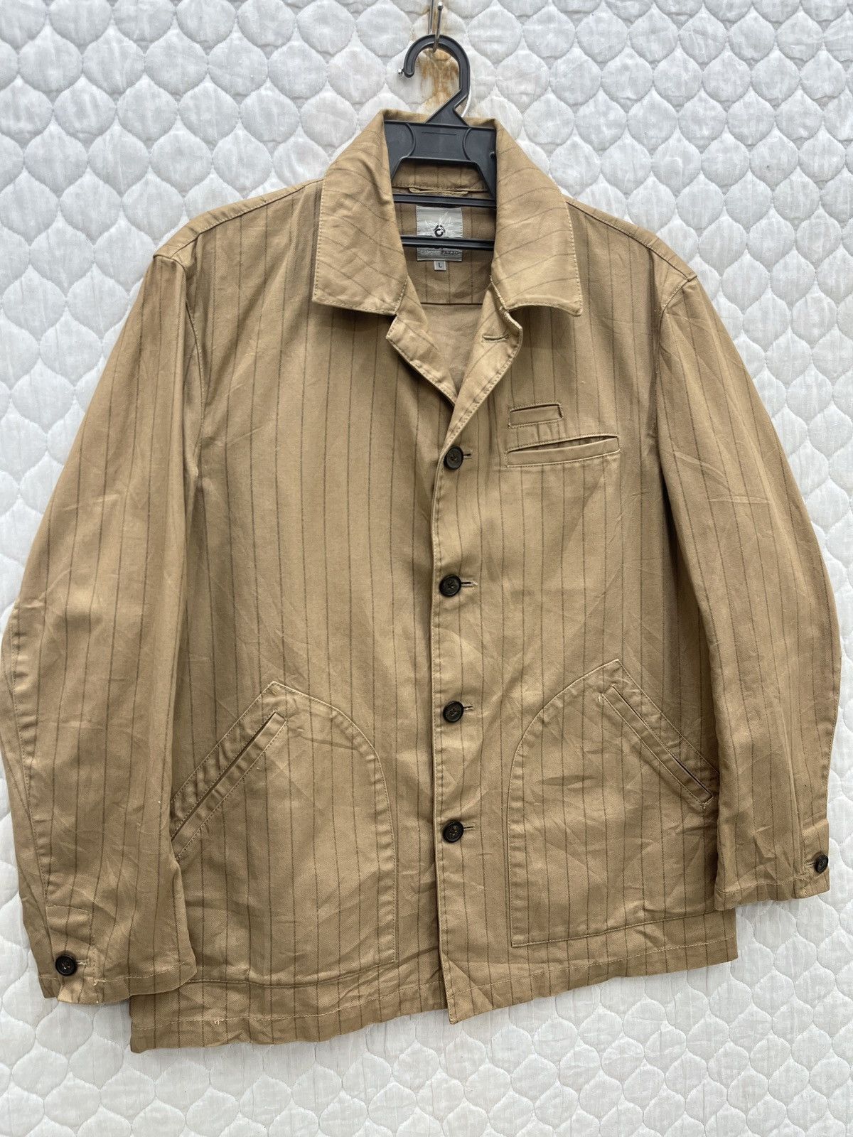 Japanese Brand 🔥🔥🔥ARCHIVE CAPO DE PAZZO HERRINGBONE TWILL JACKET Size US M / EU 48-50 / 2 - 2 Thumbnail