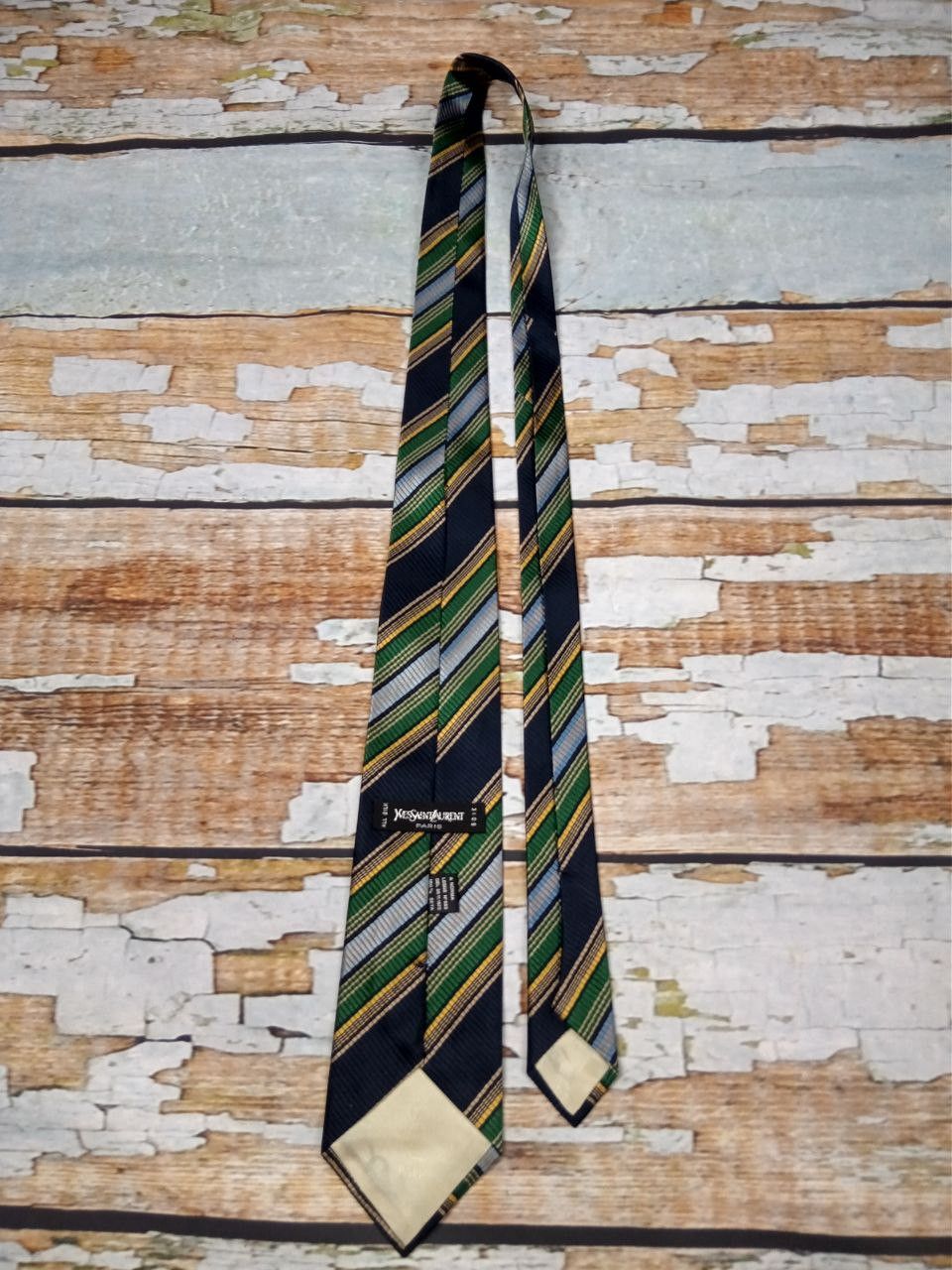 Yves Saint Laurent Yves Saint Laurent Silk Tie Made in Italy Size ONE SIZE - 2 Thumbnail