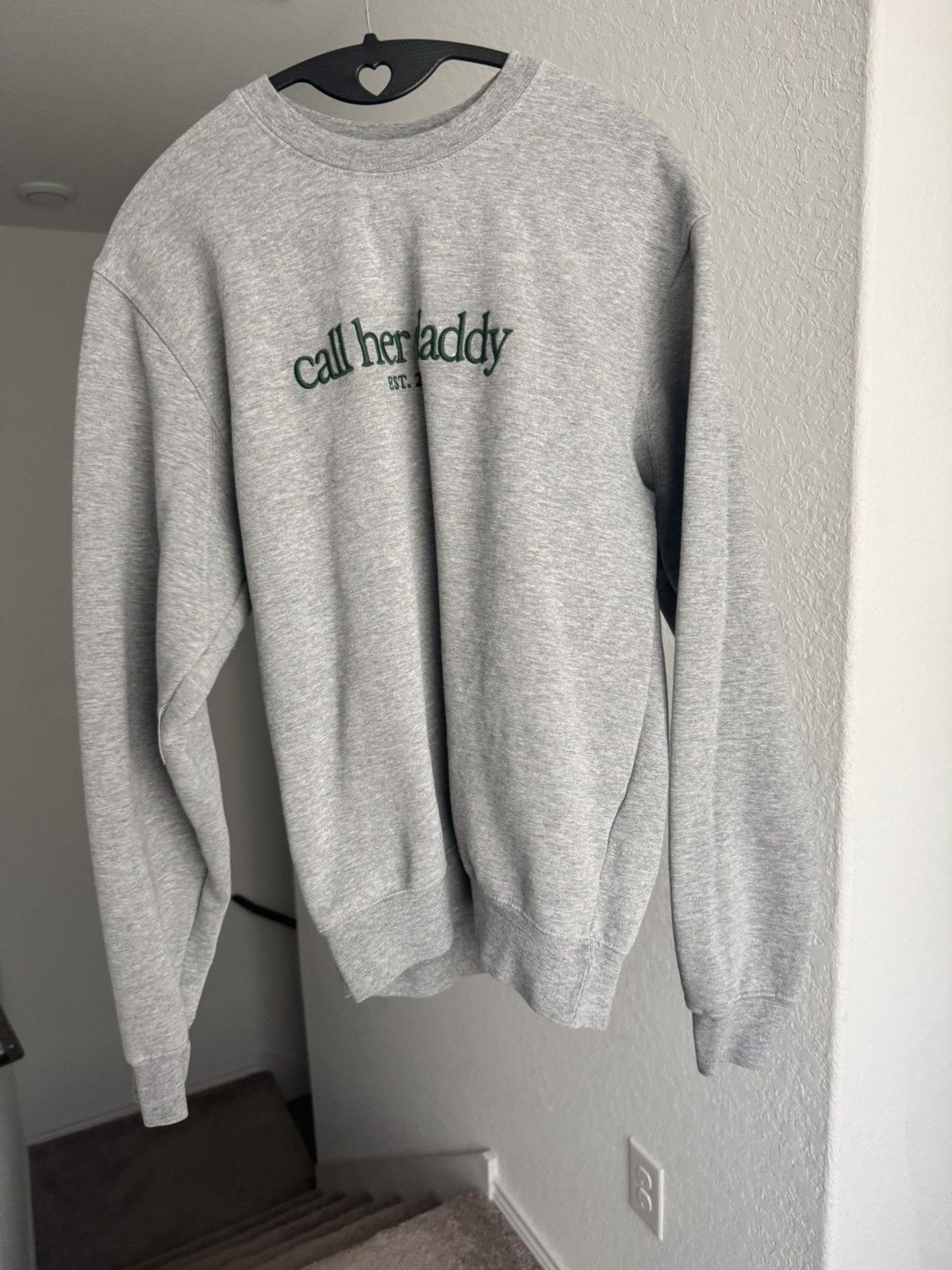 Sporty & Rich call her daddy 2018 heather barstool sports embroidered crew Size S / US 4 / IT 40 - 11 Thumbnail