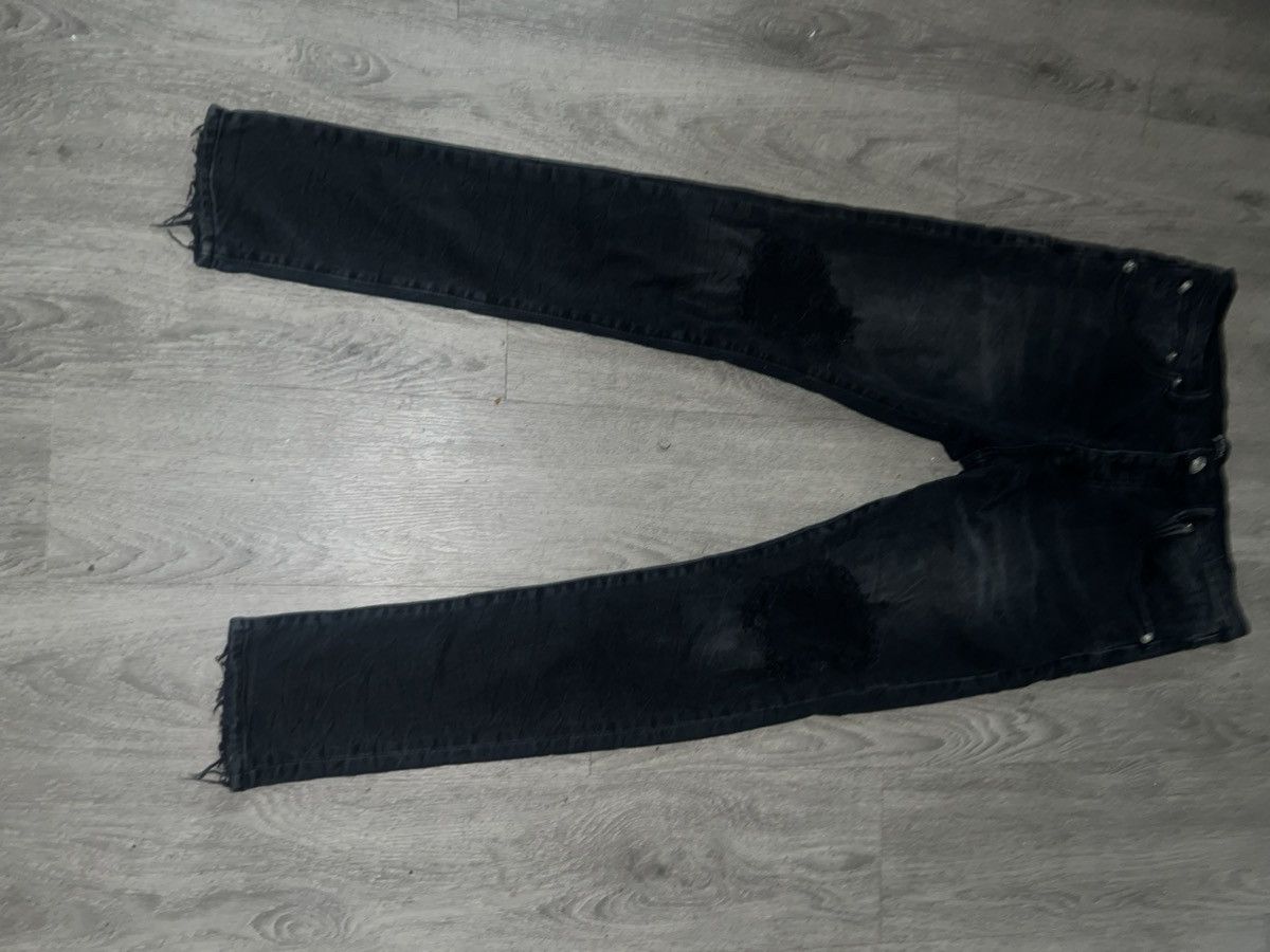 Purple Brand Black distress purple jeans Size US 33 - 2 Thumbnail