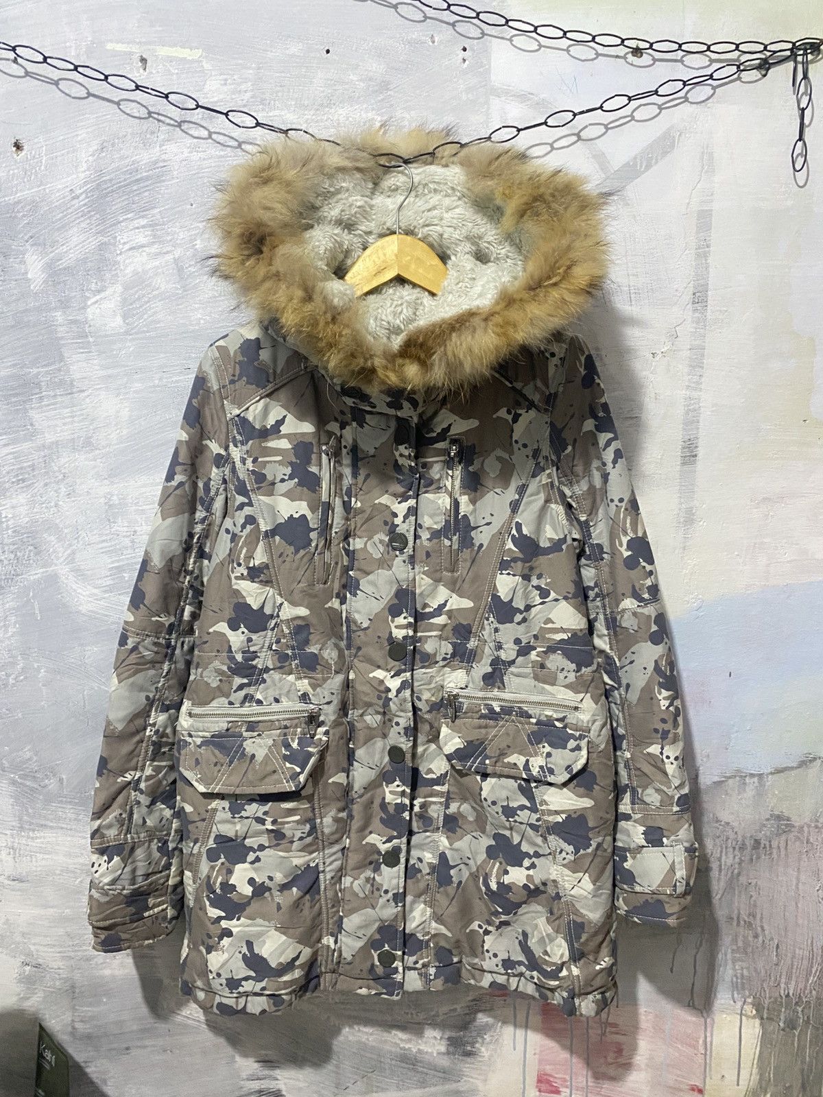 If Six Was Nine × Japanese Brand × Le Grande Bleu (L.G.B.) Spiralgirl For Independent faux fur zip up hoodie Size US L / EU 52-54 / 3 - 2 Thumbnail