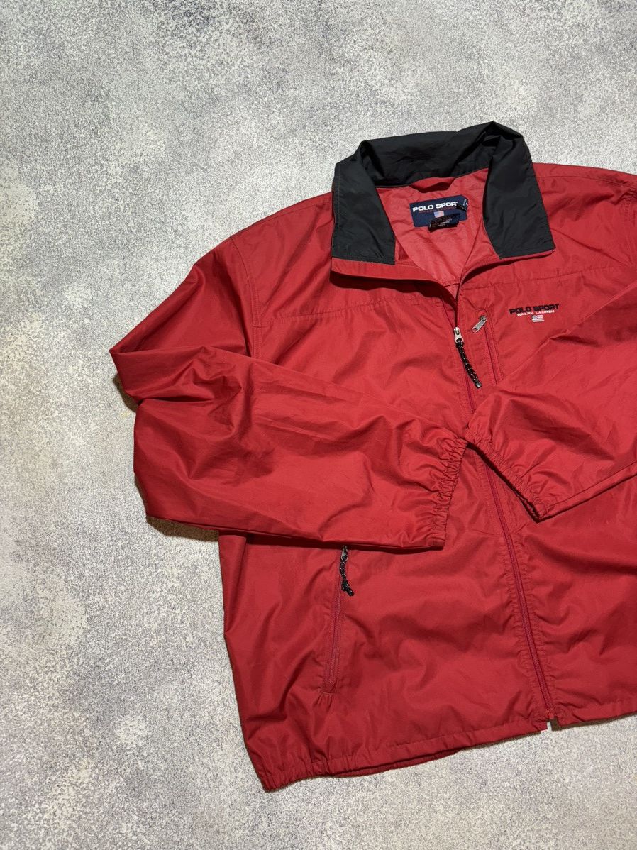 Polo Ralph Lauren × Ralph Lauren Sport × Vintage Vintage Polo Sport Ralph Lauren Nylon Jacket Windbreaker XL Size US XXL / EU 58 / 5 - 3 Thumbnail