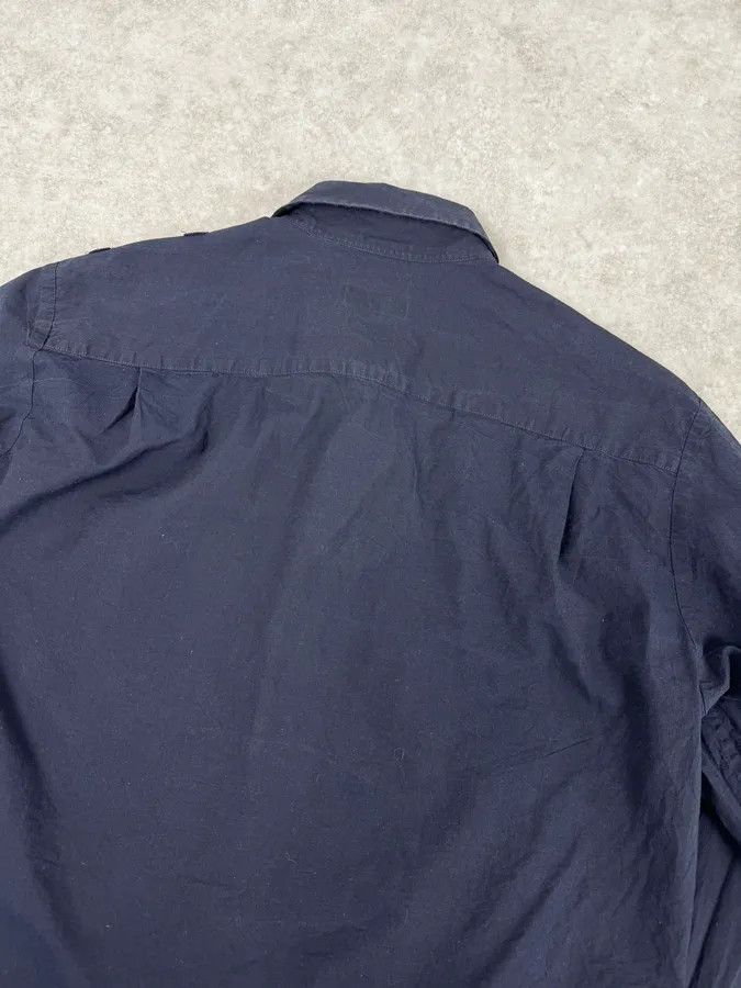 Dries Van Noten Dries Van Noten Navy Tactical Pockets Shirt Size US S / EU 44-46 / 1 - 6 Thumbnail