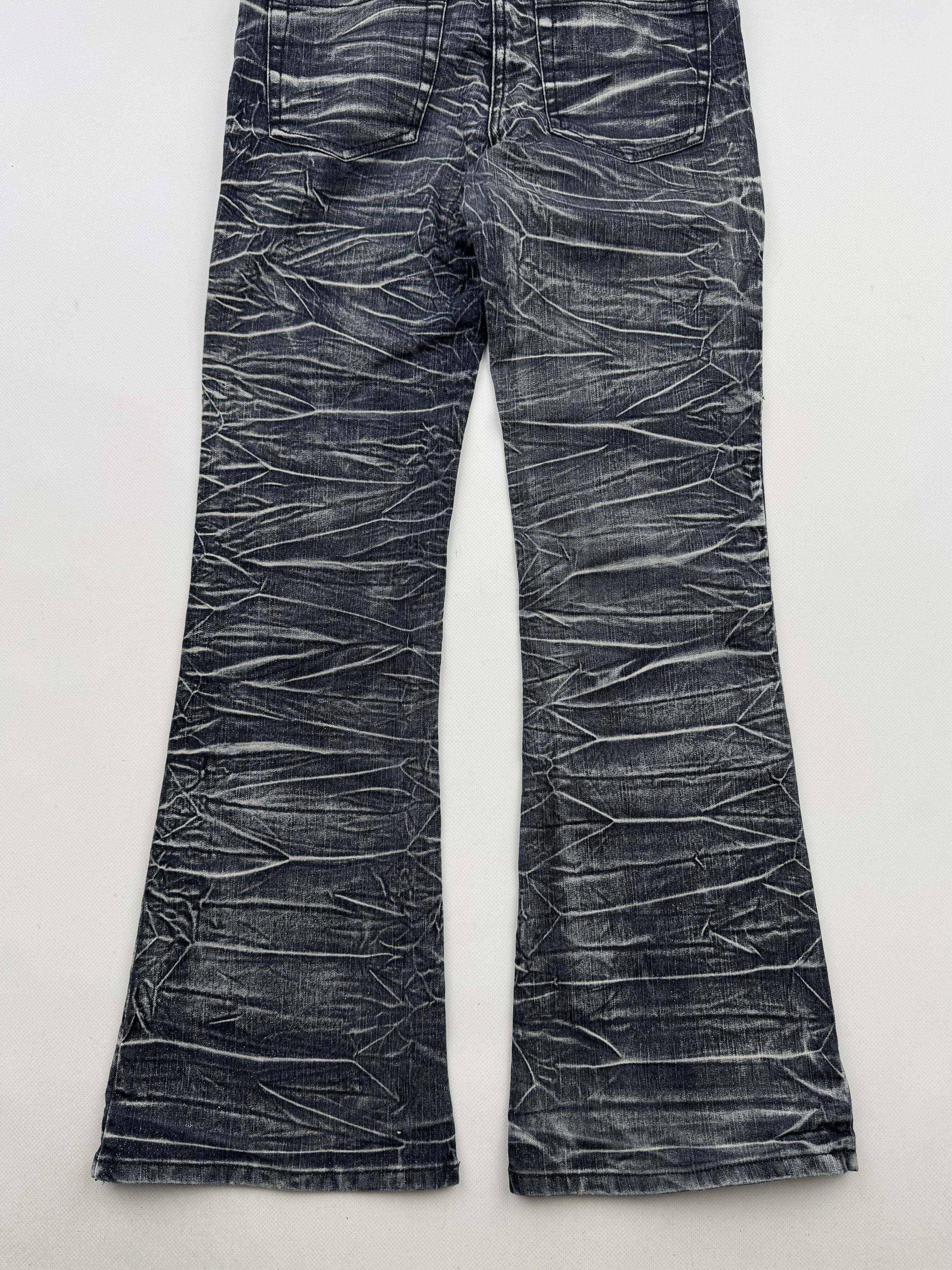 Hysteric Glamour 90's Flared Jeans and Faded Details With Belt B171(V459)E2 Size 24" / US 00 / IT 34 - 8 Thumbnail