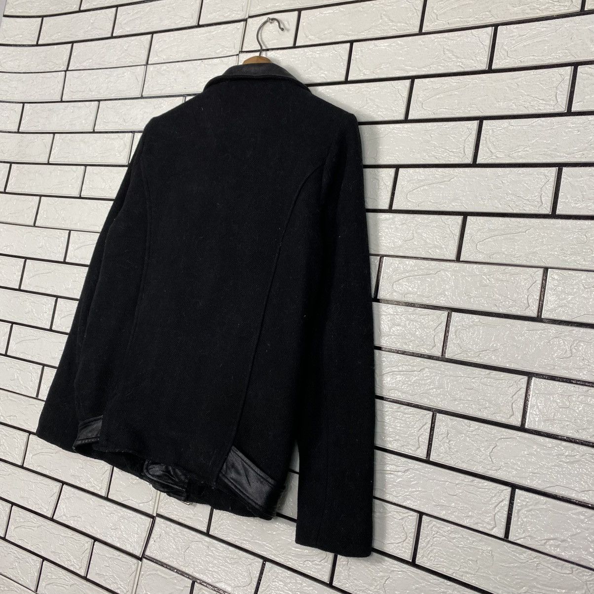 Japanese Brand Vintage Biker Jacket Double Collar Blanket Tres Bien Size US M / EU 48-50 / 2 - 11 Thumbnail
