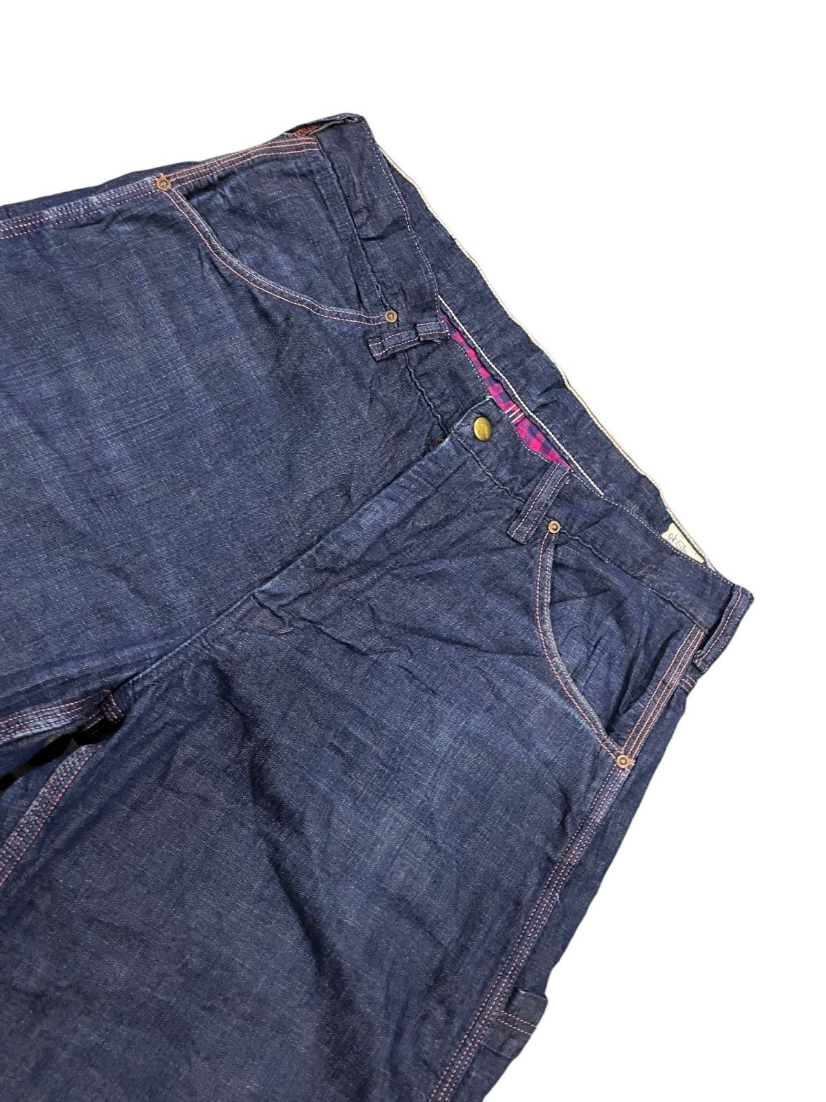 Japanese Brand Orslow Carpenter Blanket Lining Pants Size US 34 / EU 50 - 9 Thumbnail