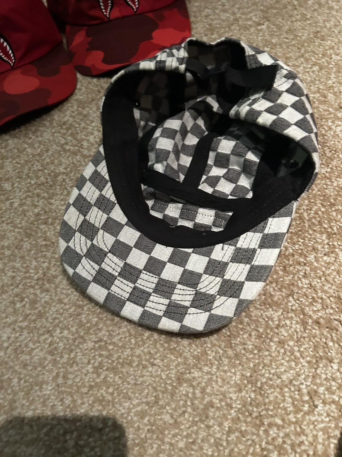 Supreme Supreme Checkered camp cap Size ONE SIZE - 4 Thumbnail