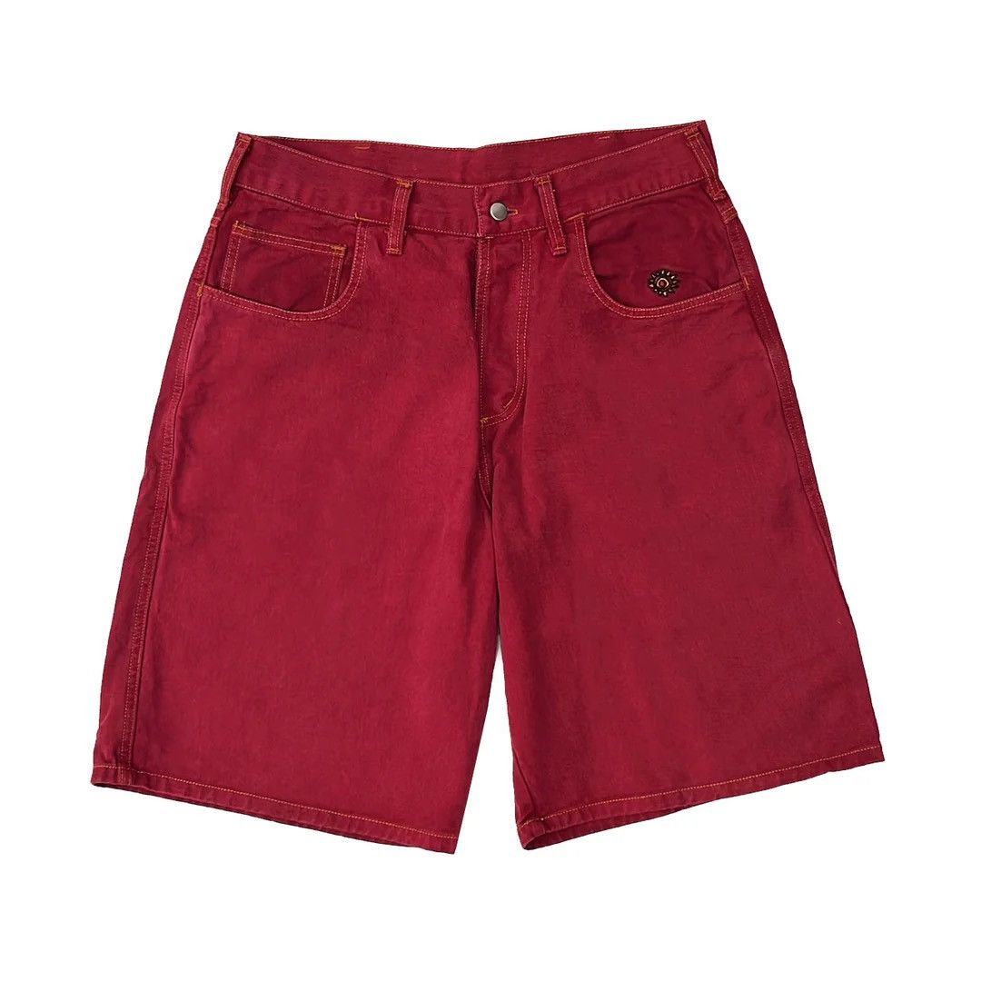 New Deal Skateboard 1990s Vintage Rare Logo Denim Jorts