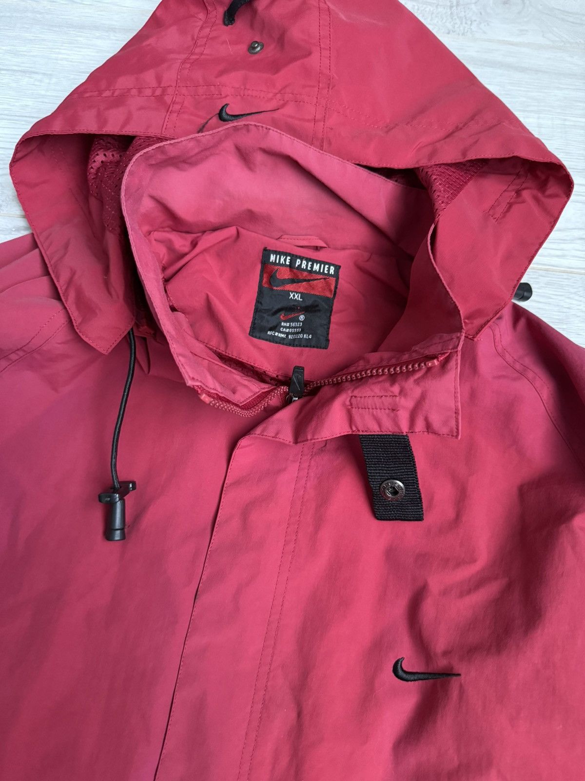 Nike × Vintage Vintage Hype Nike nylons Track jacket 90’s logo swoosh Size US XXL / EU 58 / 5 - 3 Thumbnail