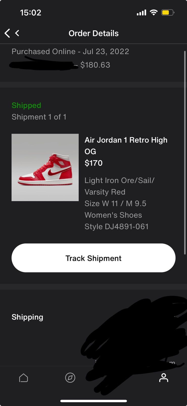 Jordan Brand Jordan 1 Retro High OG, Varsity Red Size US 9.5 / EU 42-43 - 13 Thumbnail