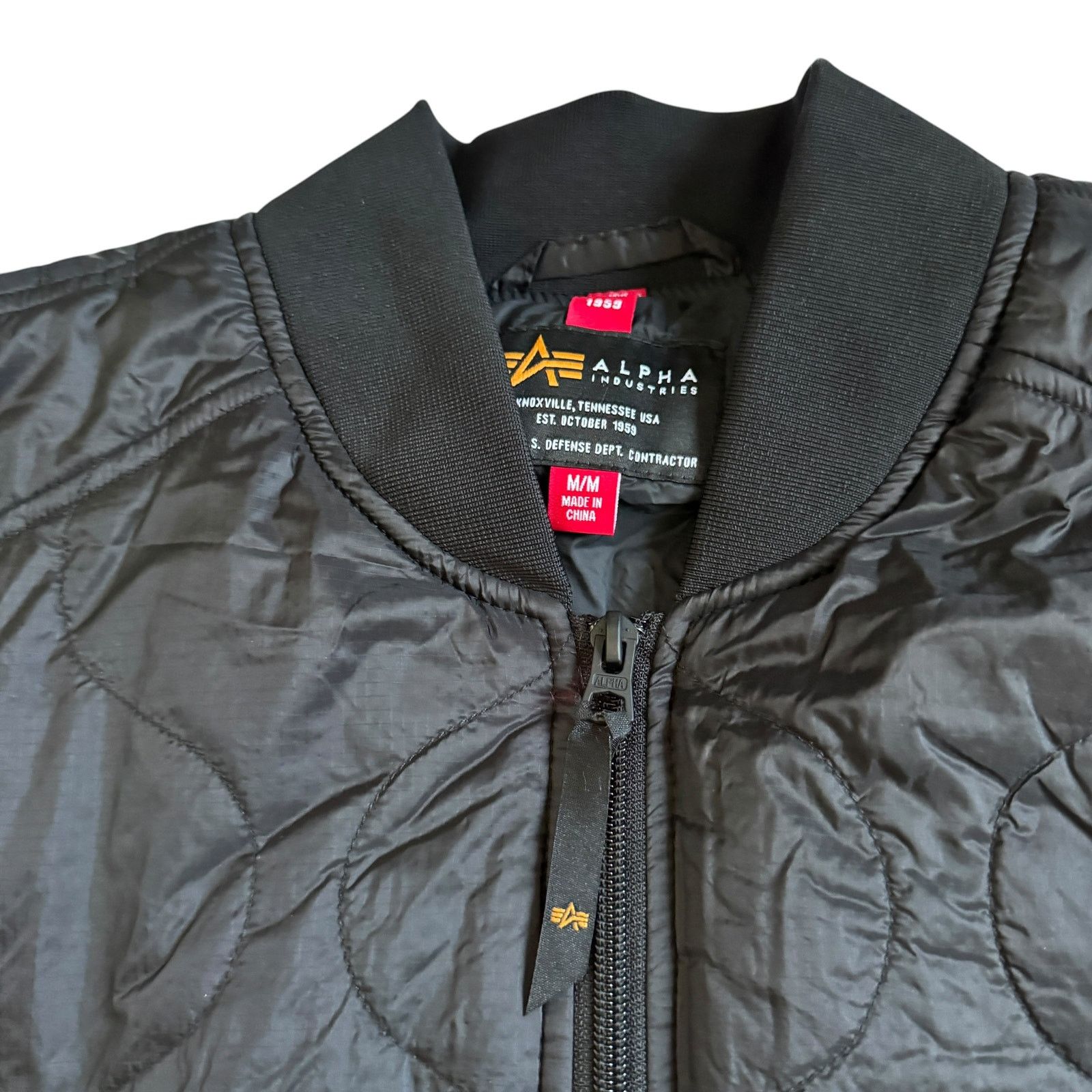 Alpha Industries Alpha Industries L-2B Quilted Flight Jacket Black Size US M / EU 48-50 / 2 - 5 Thumbnail