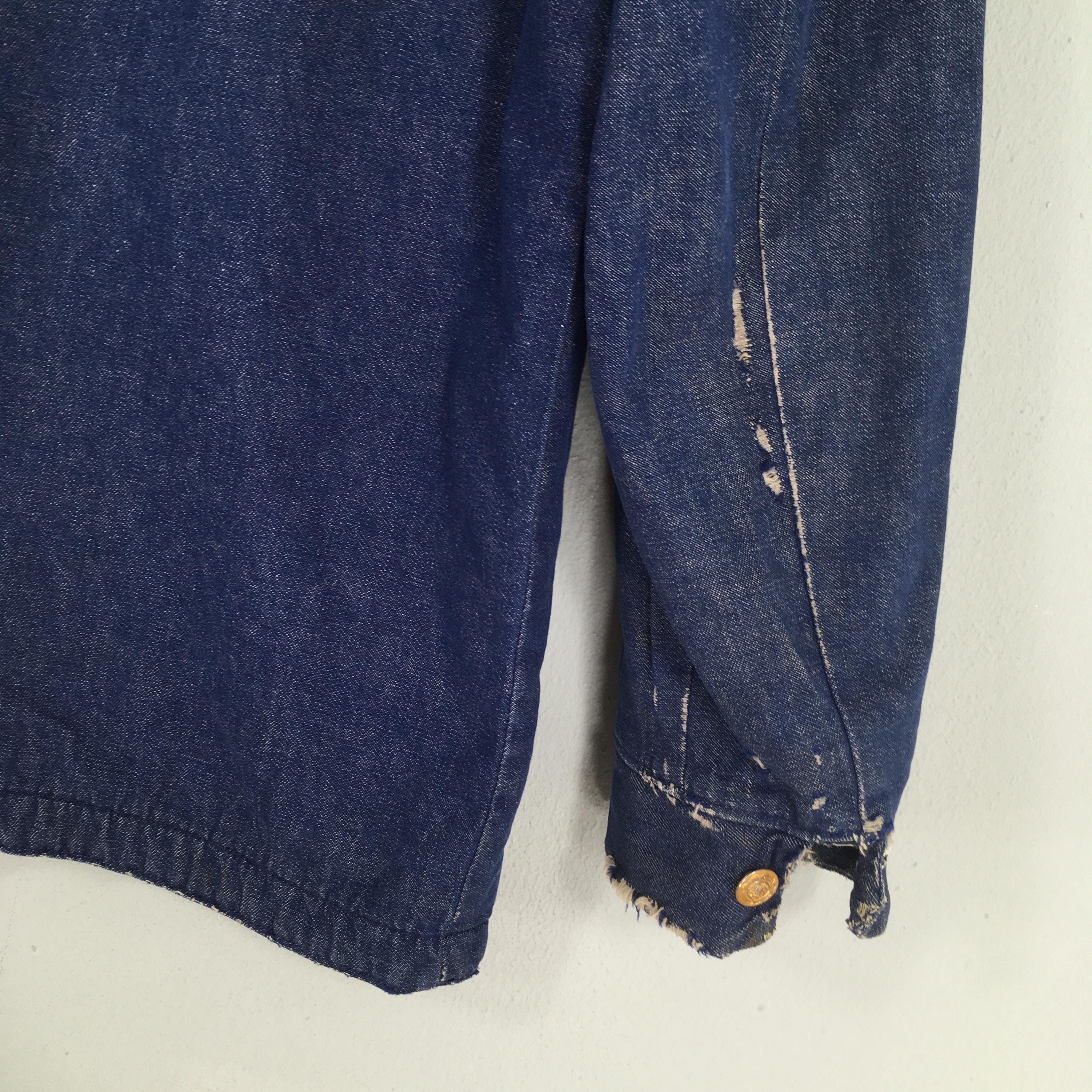Wrangler 80s Wrangler Sanforized Blue Chore Denim Jacket Medium Size US M / EU 48-50 / 2 - 9 Thumbnail