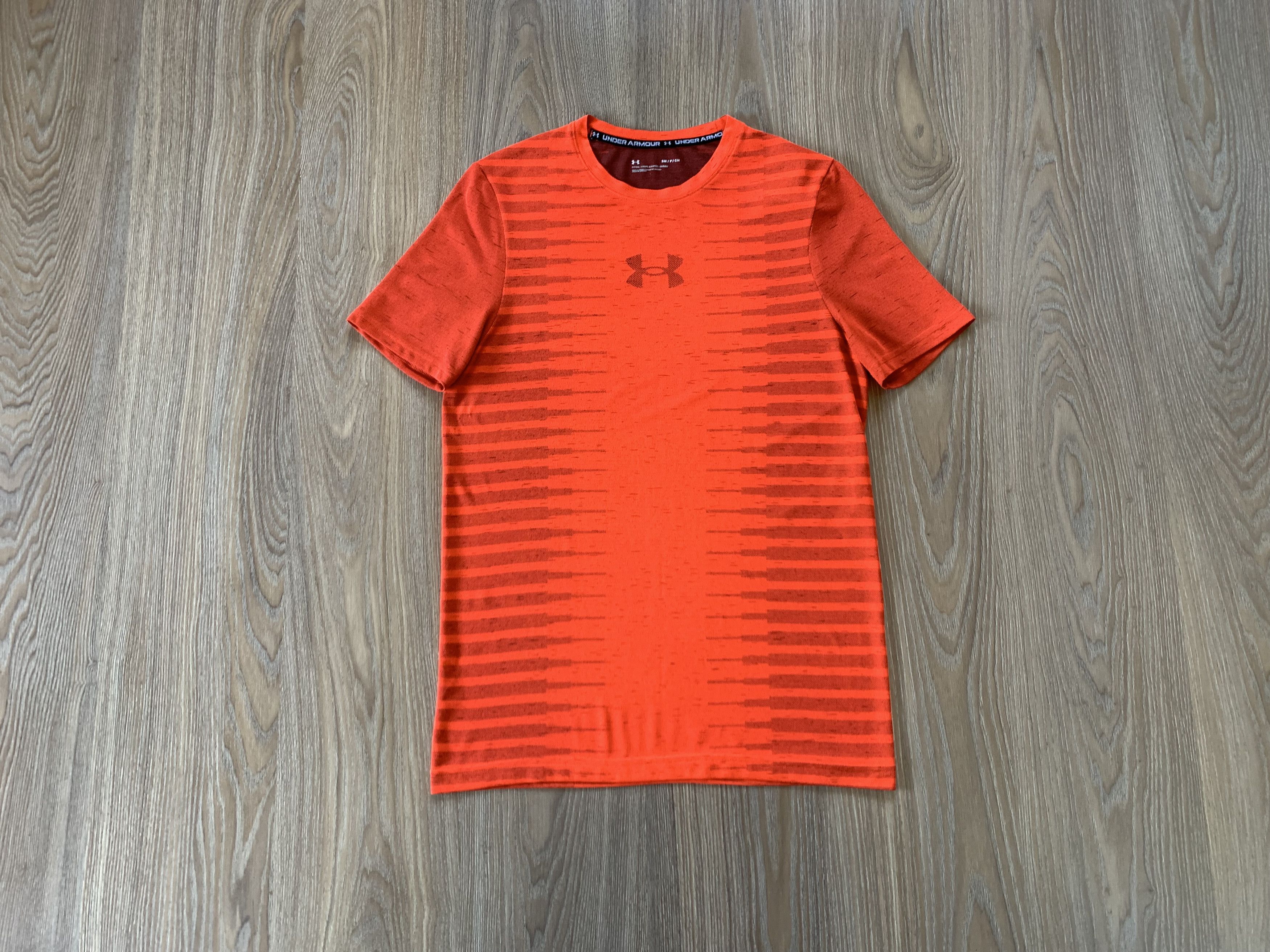 Under Armour Under Armour Fitted Men's Orange Training T Shirt Size US S / EU 44-46 / 1 - 11 Thumbnail