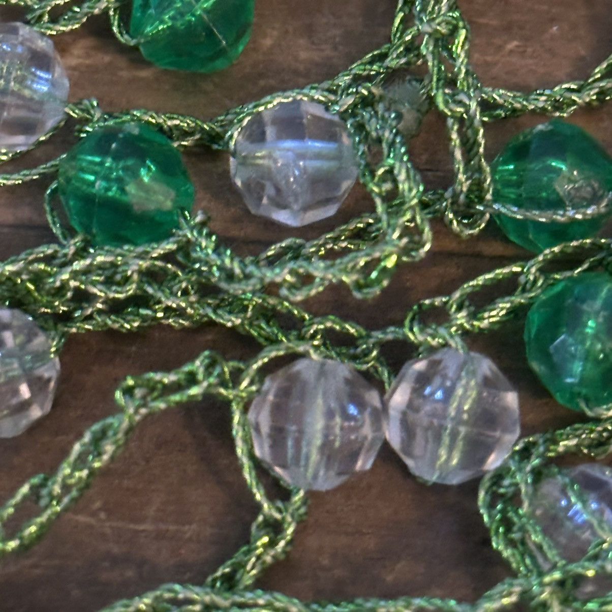 Other Long green and clear station bead necklace Size ONE SIZE - 3 Thumbnail
