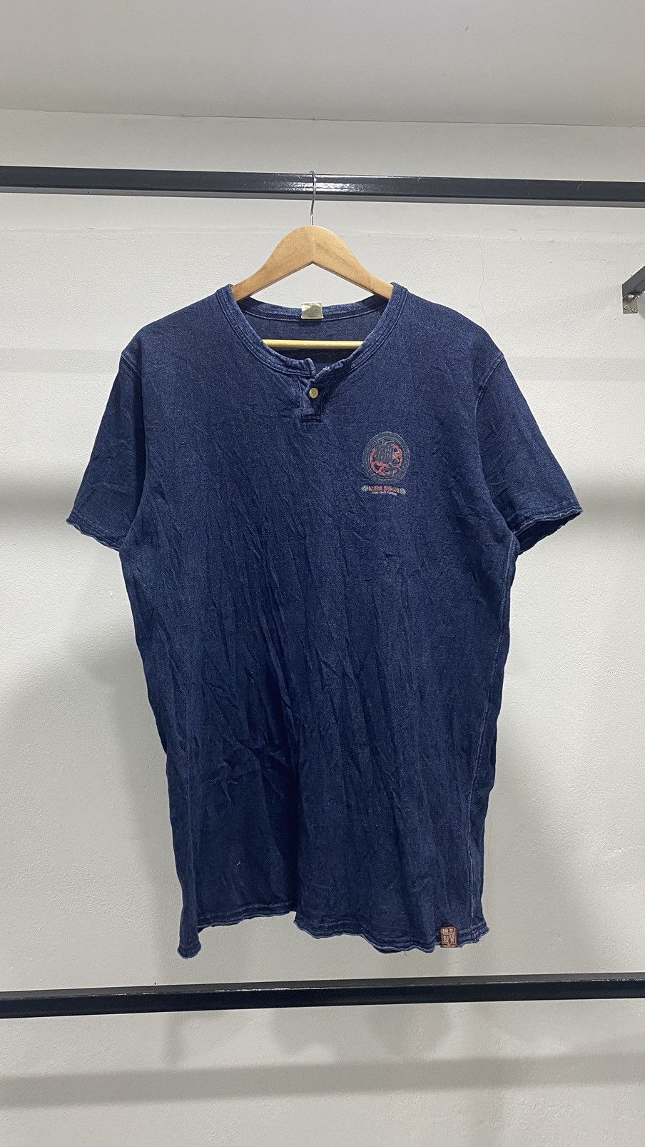 Indigo Distressed Indigo Japan Kura Shi Shi like Kapital Size US XL / EU 56 / 4 - 8 Thumbnail