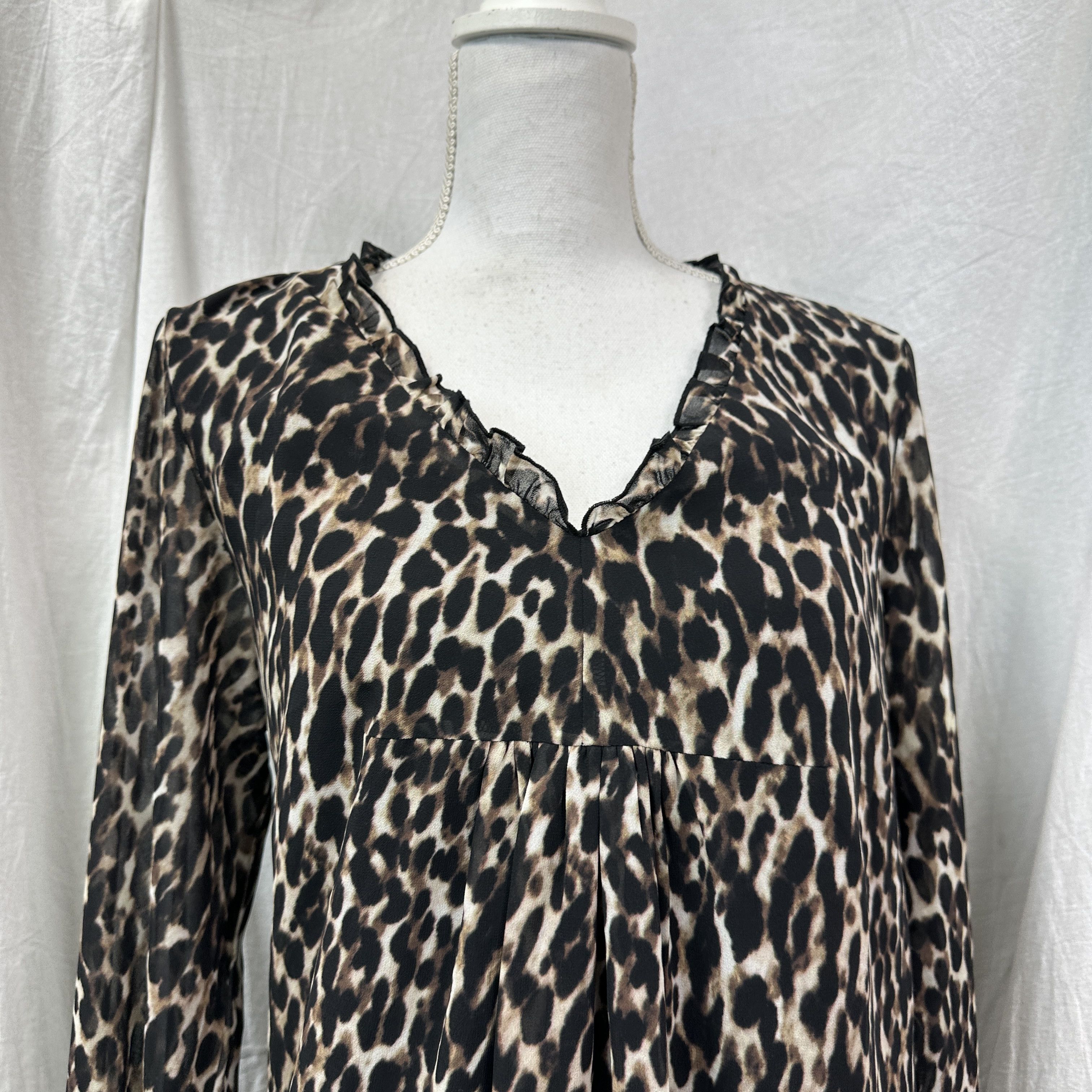 True Religion Vintage Avant Garde Cheetah True Religion Dress Y2K Size M / US 6-8 / IT 42-44 - 7 Thumbnail