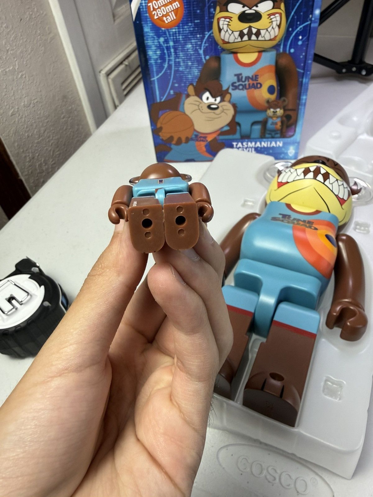 Other Space Jam New Legacy Tasmanian Devil 400% & 100% Bearbrick Size ONE SIZE - 8 Thumbnail