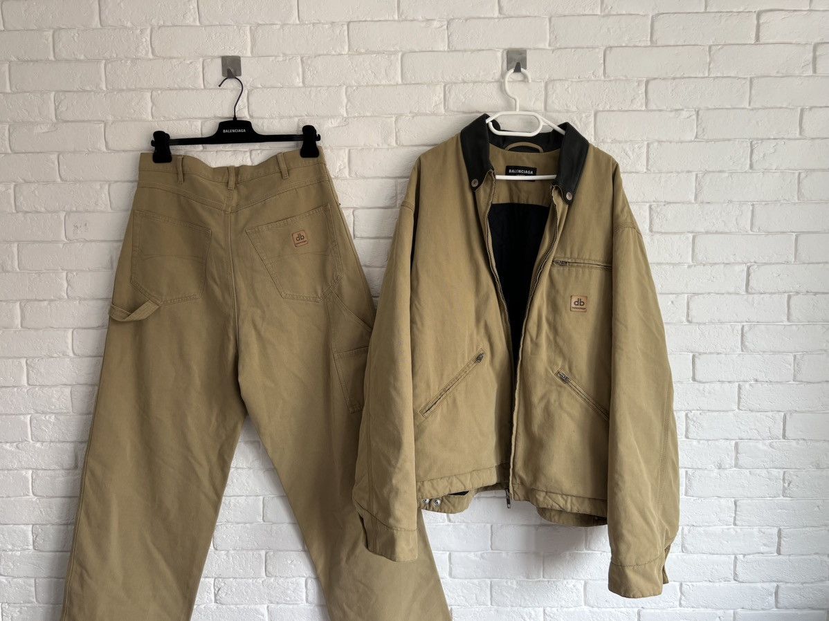 Balenciaga Balenciaga Work Single Knee Pants Size US 32 / EU 48 - 2 Thumbnail