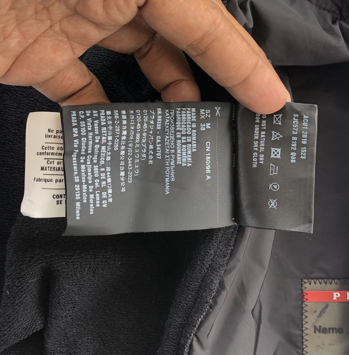Prada SS19 Prada Black Nylon Paneled Hybrid Jacket Size US M / EU 48-50 / 2 - 23 Thumbnail