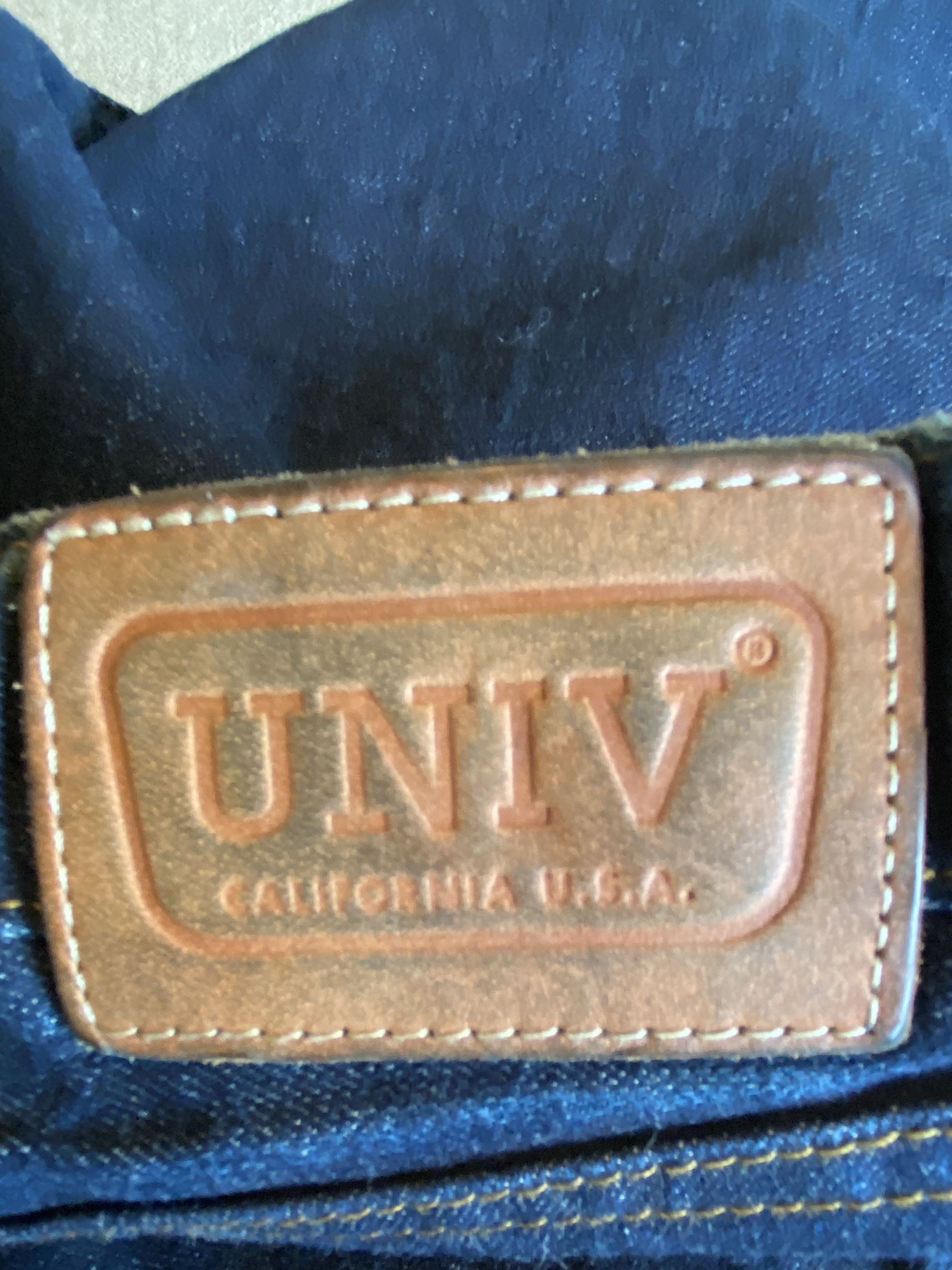 Other Univ Dark Blue Denim Jeans Size US 34 / EU 50 - 4 Thumbnail