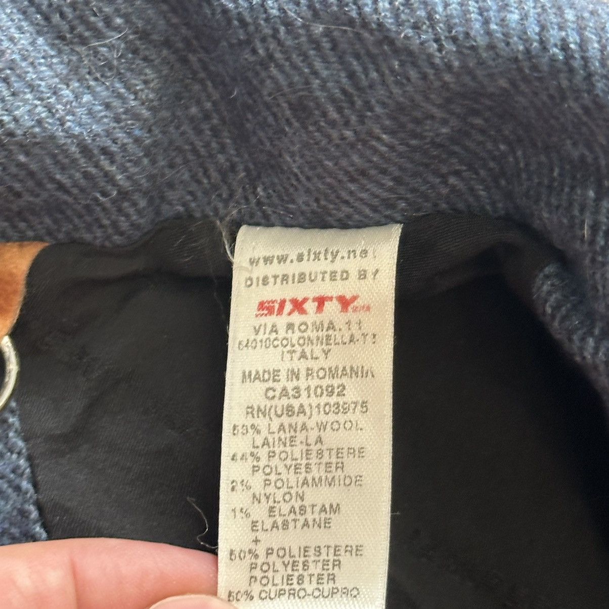Miss Sixty Miss Sixty Blazer Cropped Wool Dark Blue Y2K Jacket Size M / US 6-8 / IT 42-44 - 6 Thumbnail