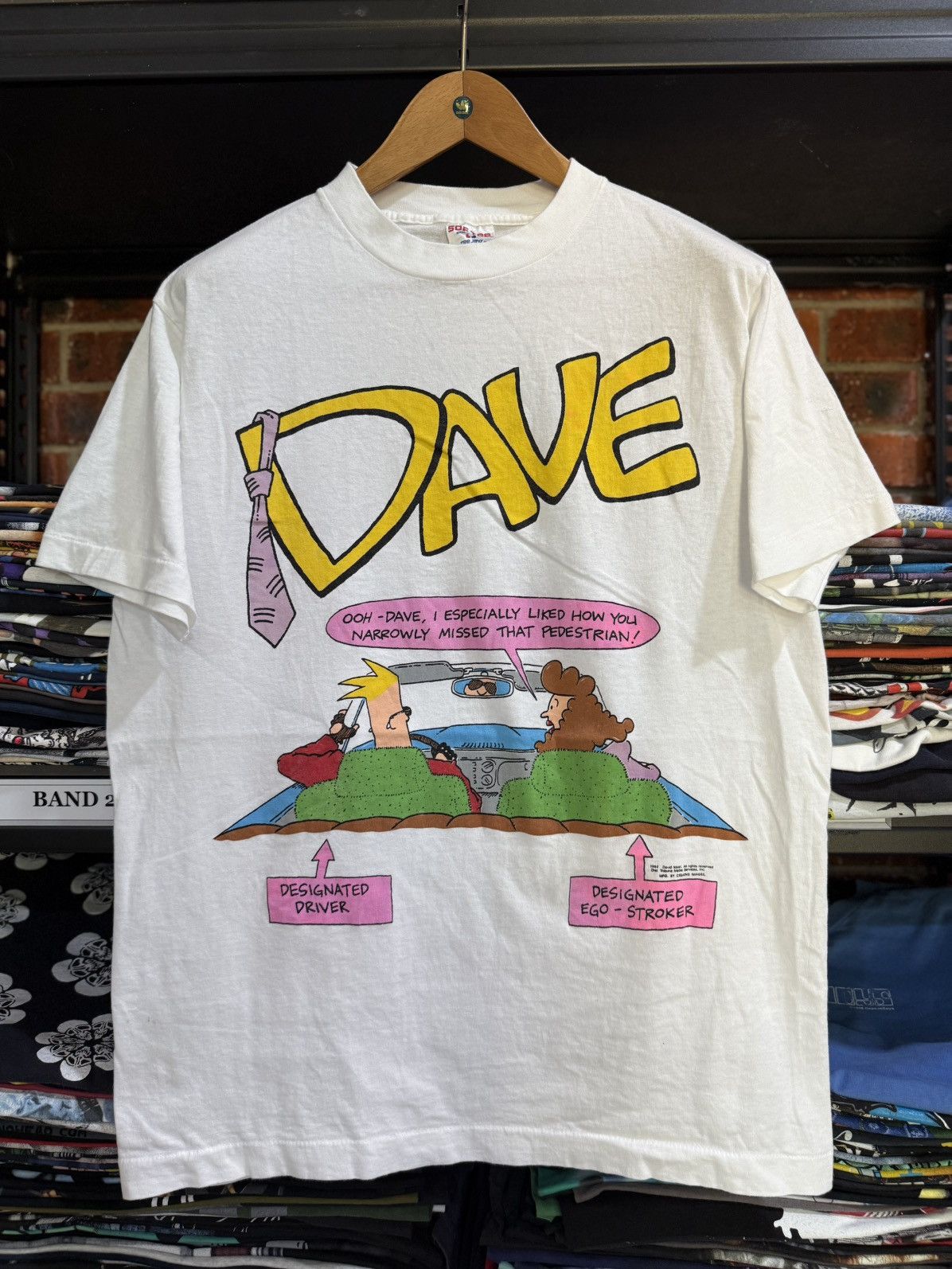 Cartoon Network × Vintage Vintage 90s DAVE David Miller By Creative Images Tee Size US L / EU 52-54 / 3 - 1 Thumbnail