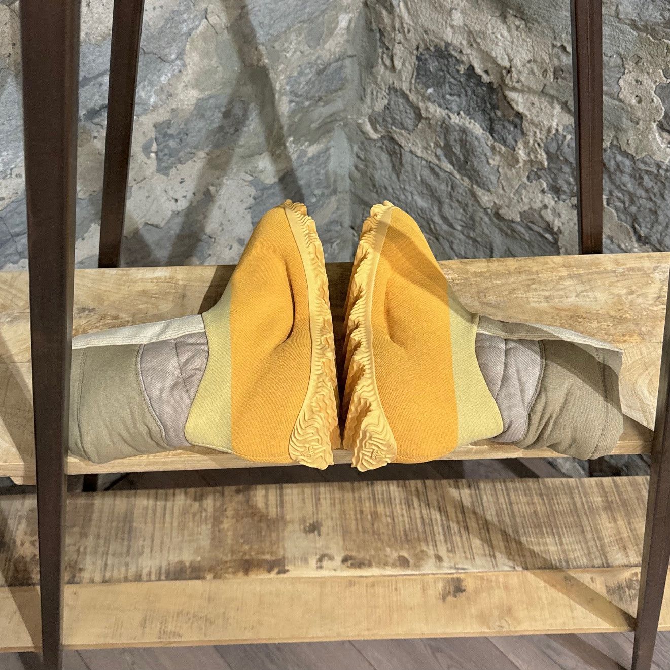Adidas × Kanye West Adidas Yeezy Knit RNR Sulfur Boots Size US 7 / EU 40 - 7 Thumbnail